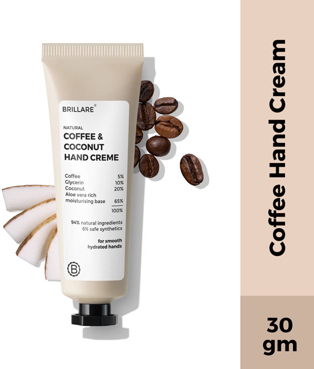 BRILLARE COFFEE & COCONUT HAND CREME