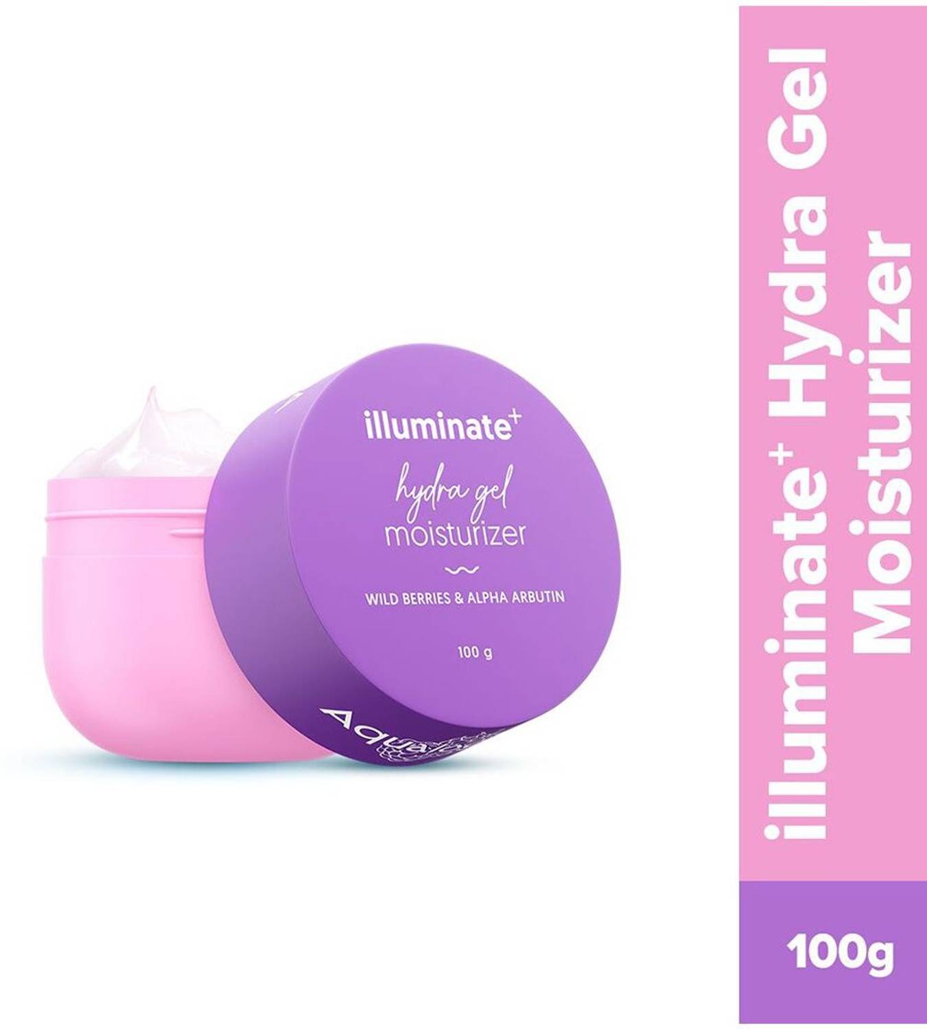 Aqualogica Illuminate + Hydra Gel Moisturizer with Wild Berries & Alpha Arbutin