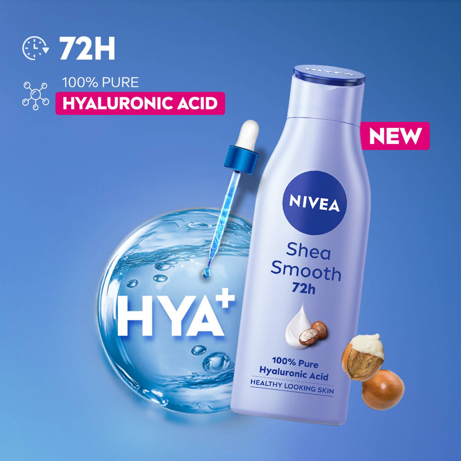 NIVEA Body Milk Shea Smooth Moisturizer - Image 2