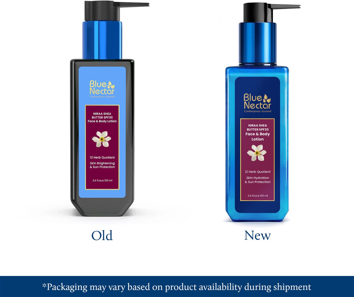 Image of Blue Nectar Cocoa Butter Nargis Brightening Body Sunscreen Lotion (100 ml)