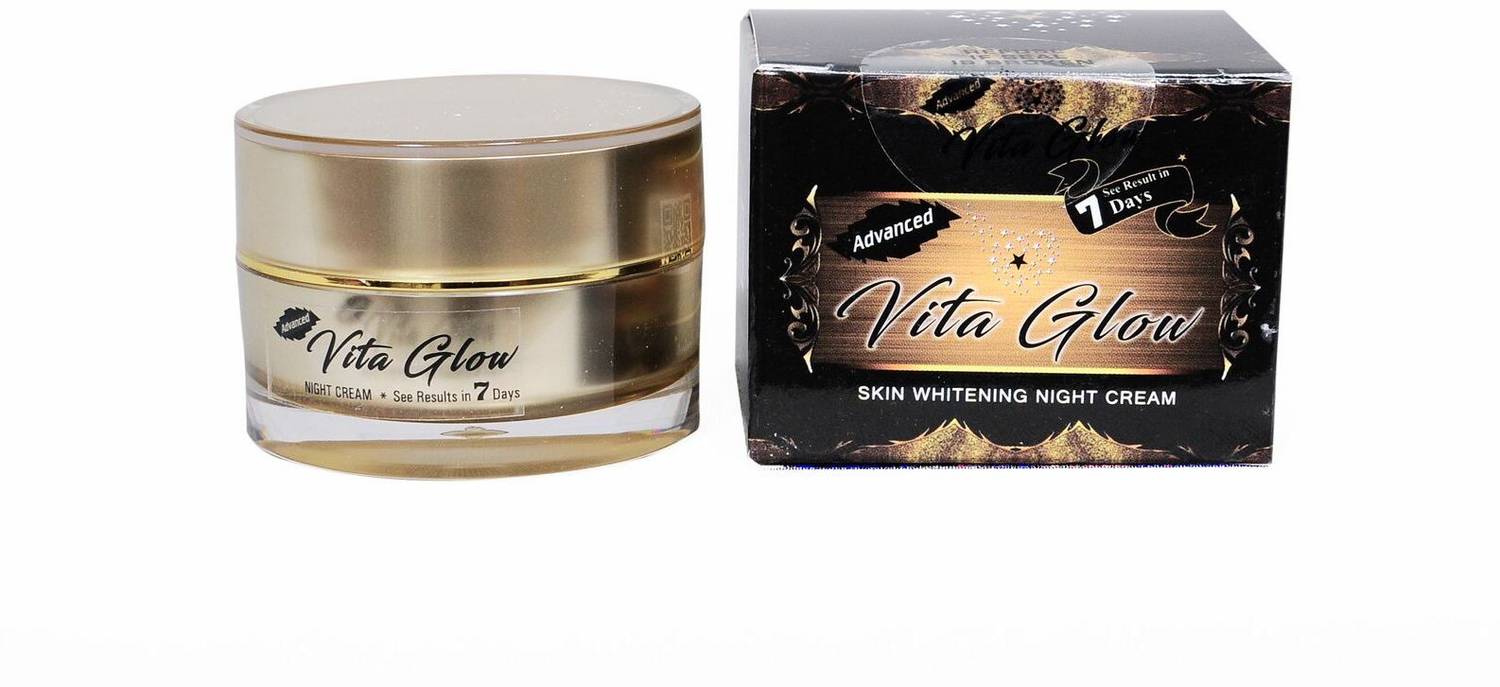 glutathione tablets vita glow night cream price in india vita glow Advanced skin whitening Night cream with no side effects 100% (pack of 1)