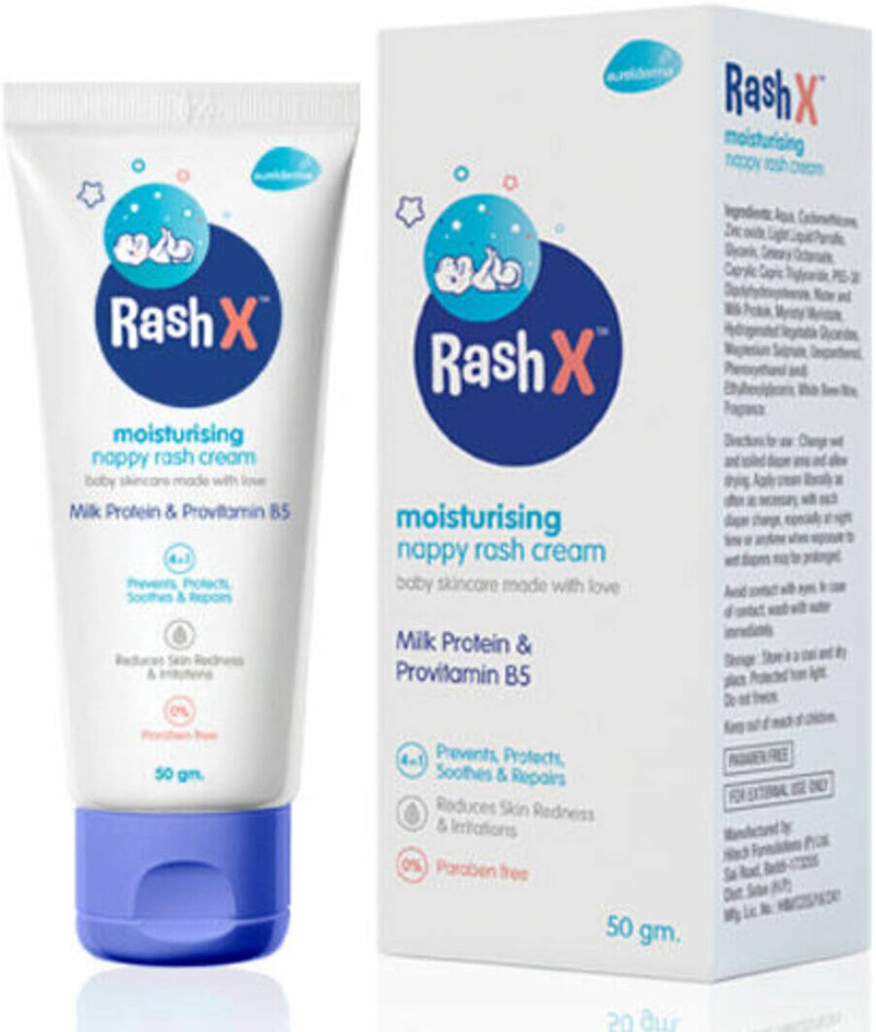 Aurelderma RASH X MOISTURISING NAPPY RASH CREAM