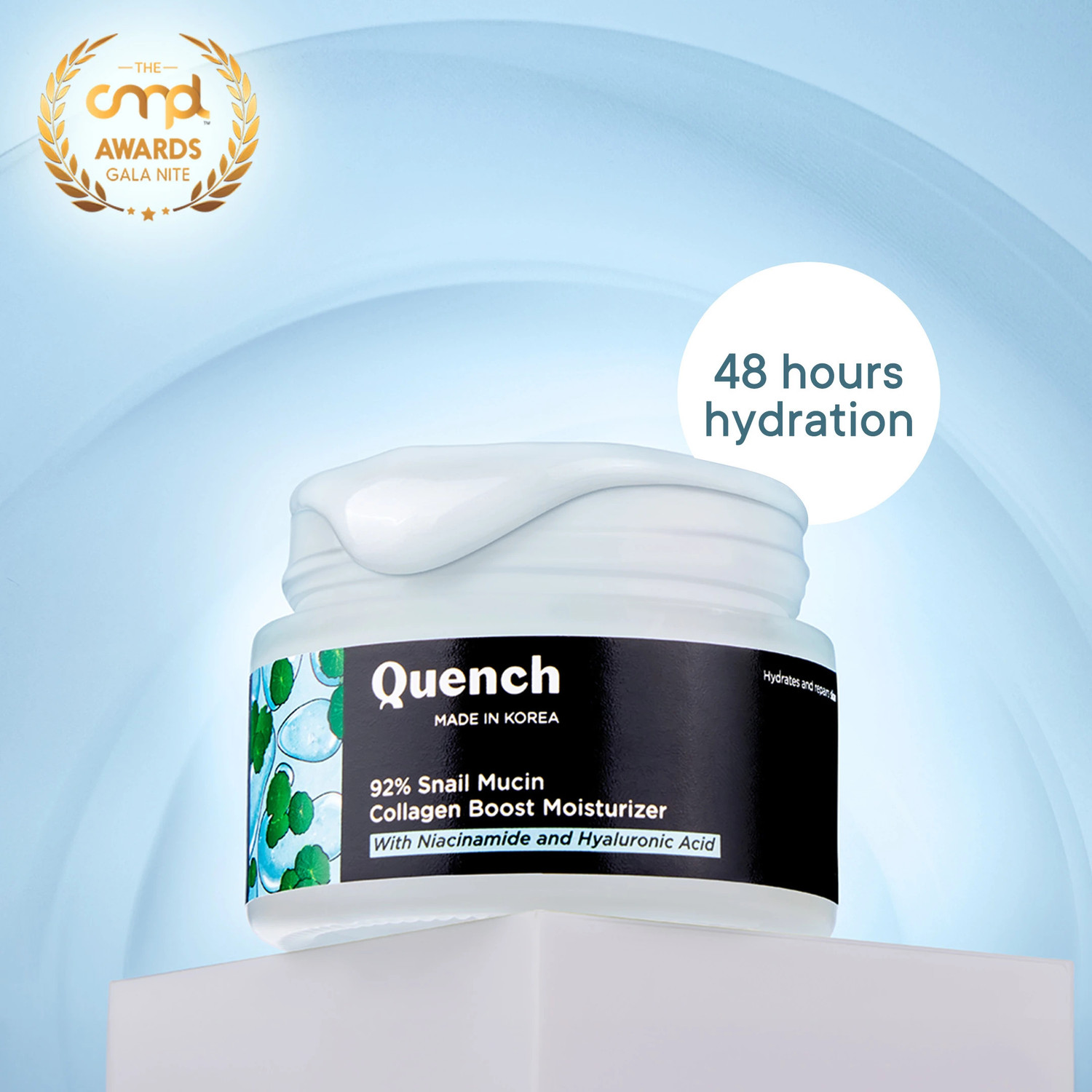 Image of Quench 92% Snail Mucin Collagen Boost Moisturizer