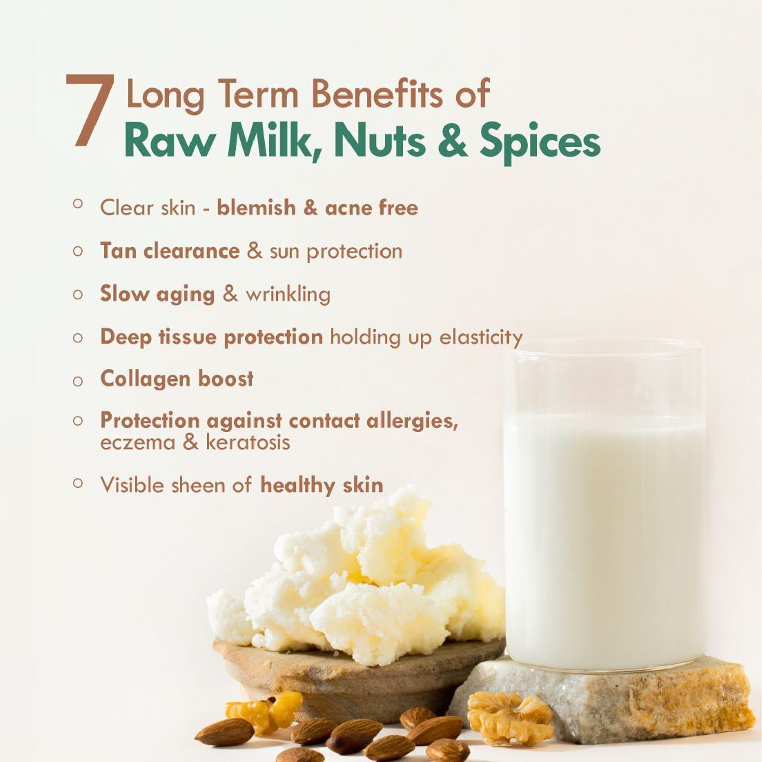 Image of Nat Habit Malai Body Lotion Moisturizer Multi-Nut Shea Omega 3 For Hydration| Body Acne