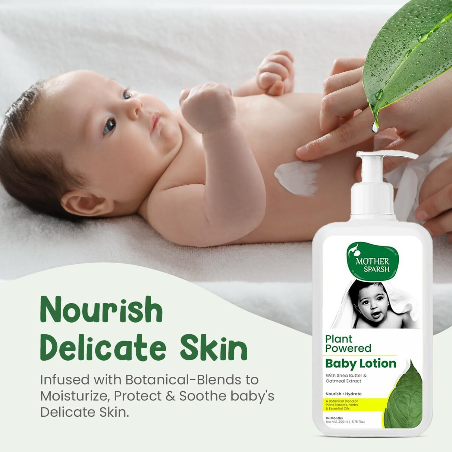 Image of Mother Sparsh Baby Lotion 400ml