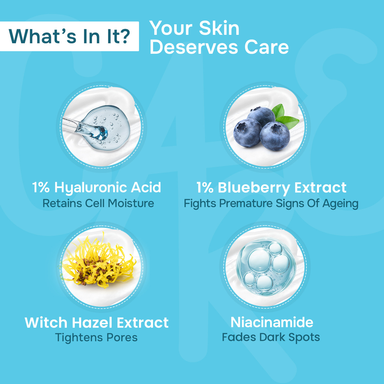 Image of SWISS BEAUTY Dew Lock Daily Moisturiser - 1% Hyaluronic Acid & Blueberry Extract 50gm