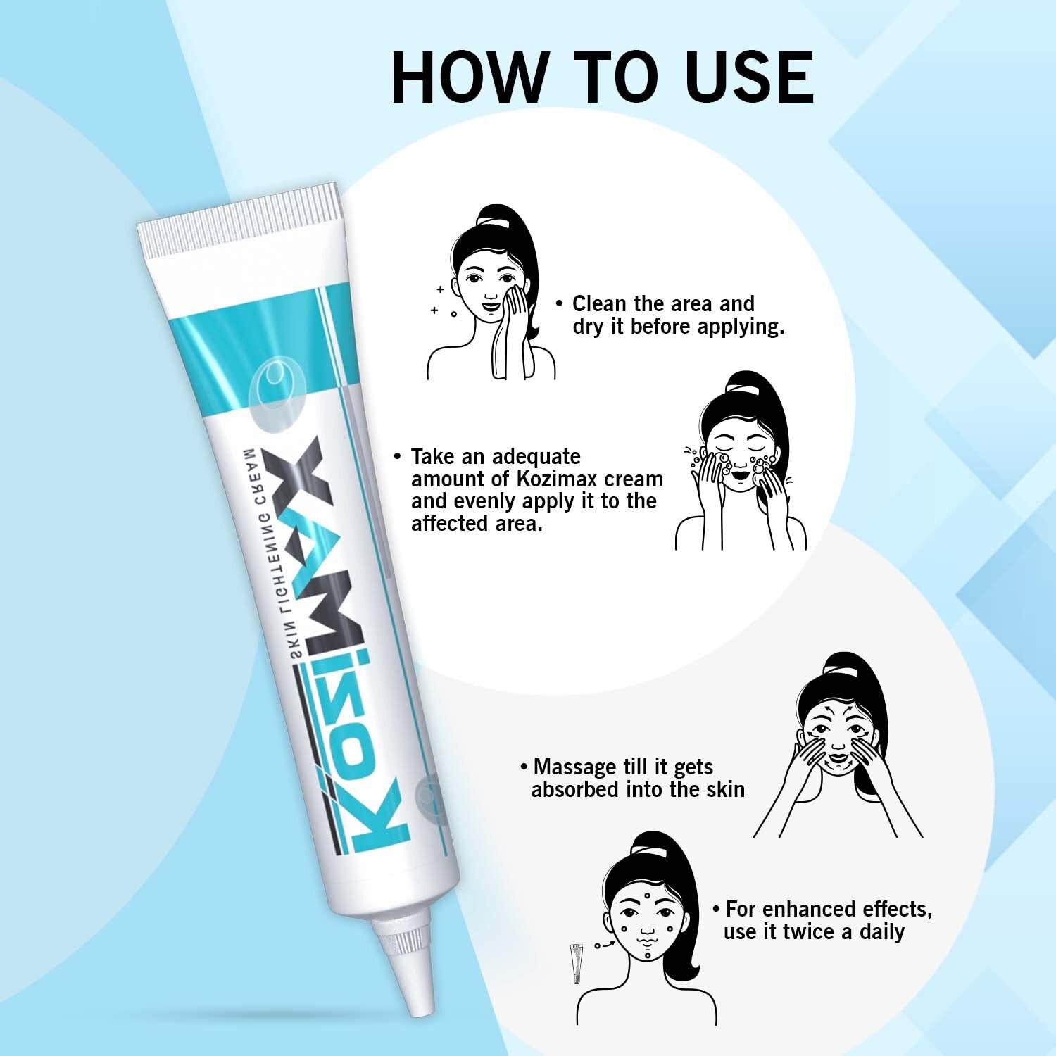Image of KOZIMAX Skin Lightening Cream 15gm