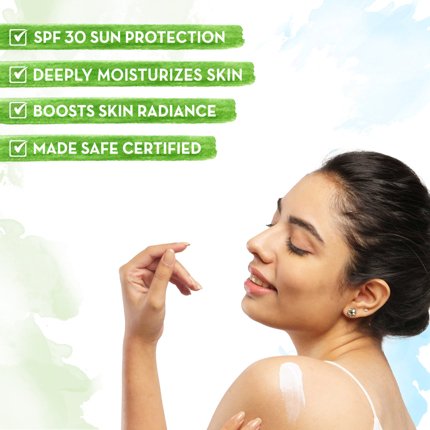 Image of Mamaearth Vitamin C Sunscreen Body Lotion SPF 30 - 300 ml (Pack of 2)