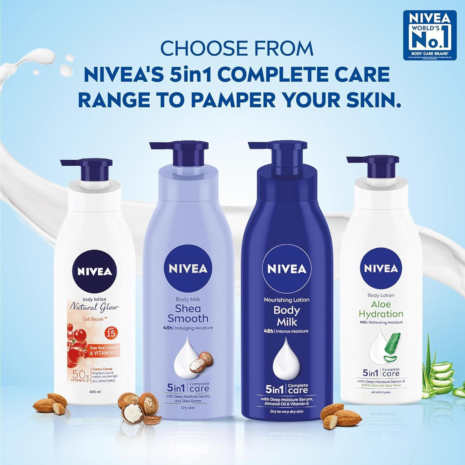 Image of NIVEA Nourishing Body Milk 600ml Body Lotion For Very Dry Skin