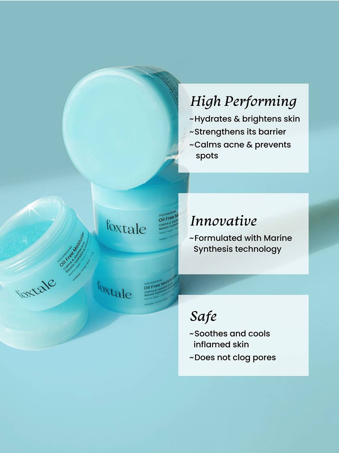 Foxtale Oil-Free Moisturizer with Hyaluronic Acid - Image 3
