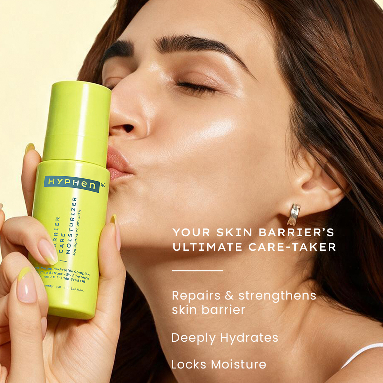 Image of HYPHEN 2% Ceramide-Peptide Complex Barrier Repair Face Moisturizer for Dry Skin