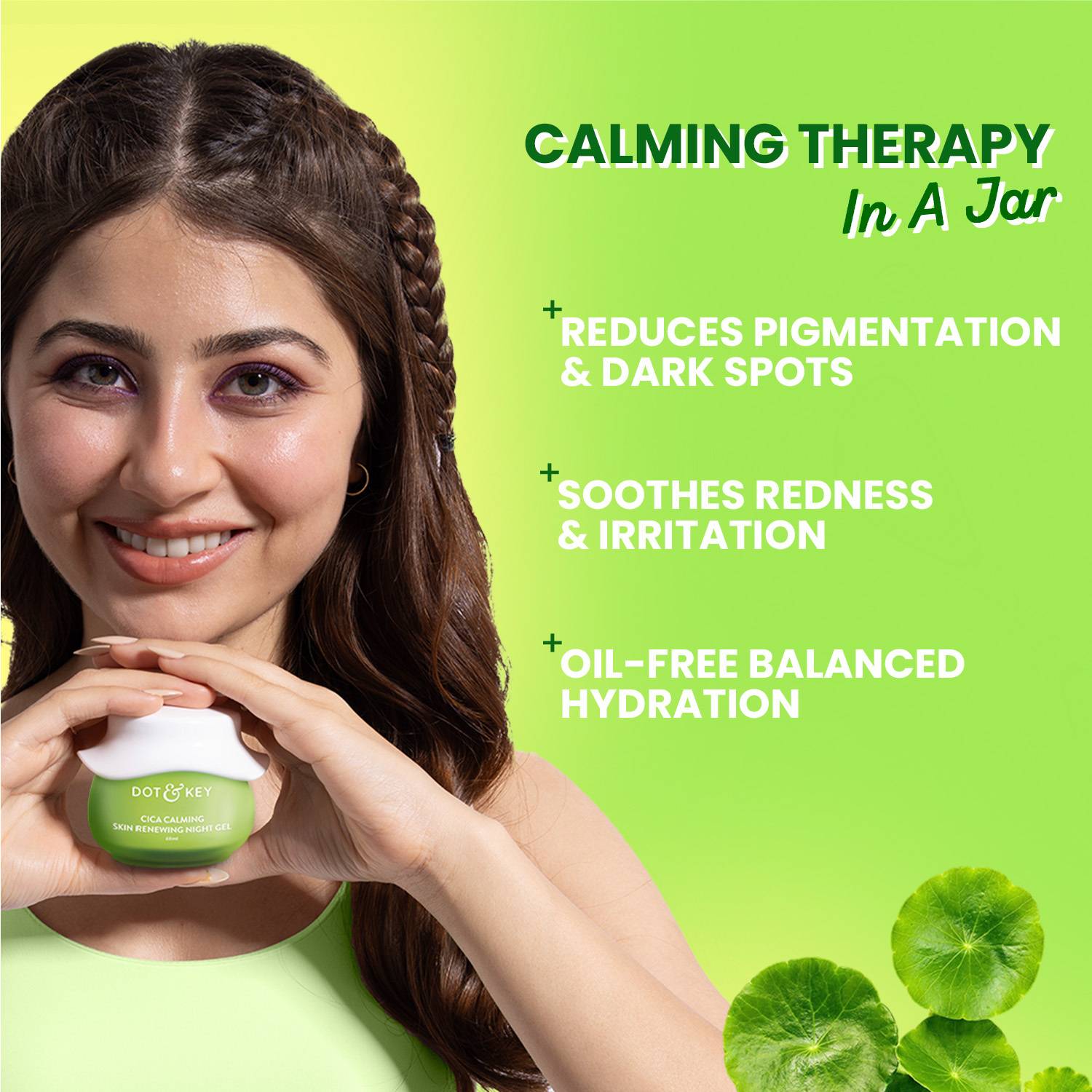 Dot & Key CICA Calming Skin Renewing Night Gel - Image 3