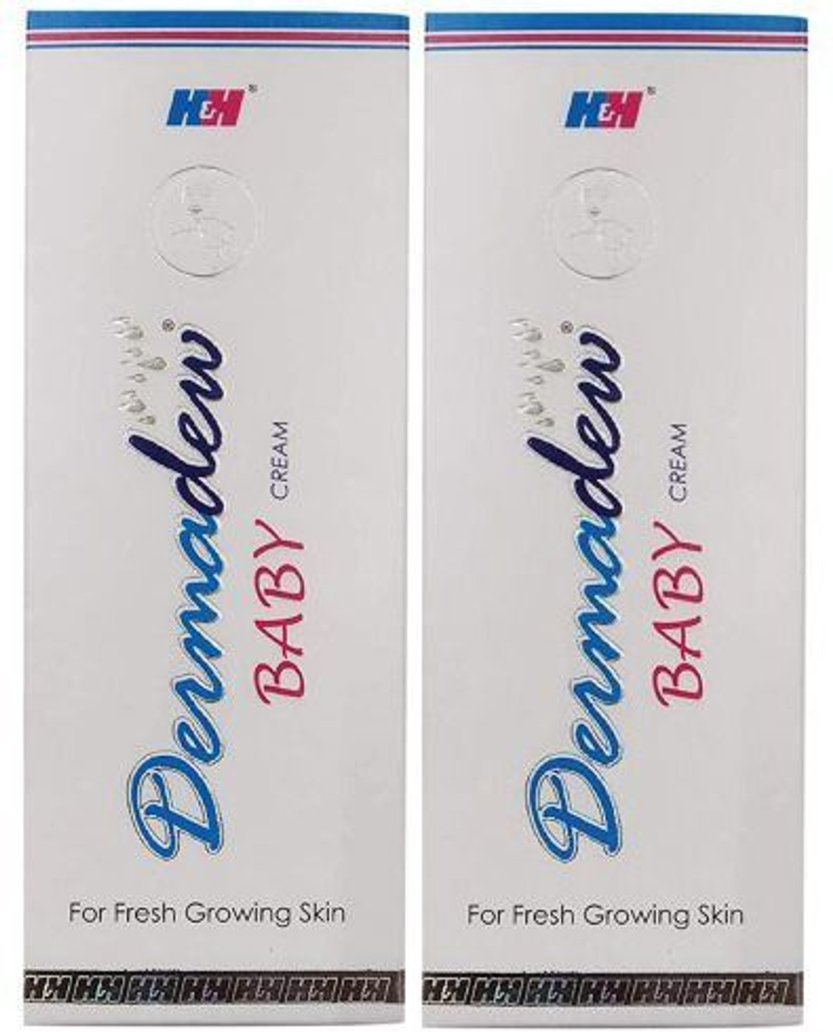 Image of H&H Dermadew baby cream packof 2
