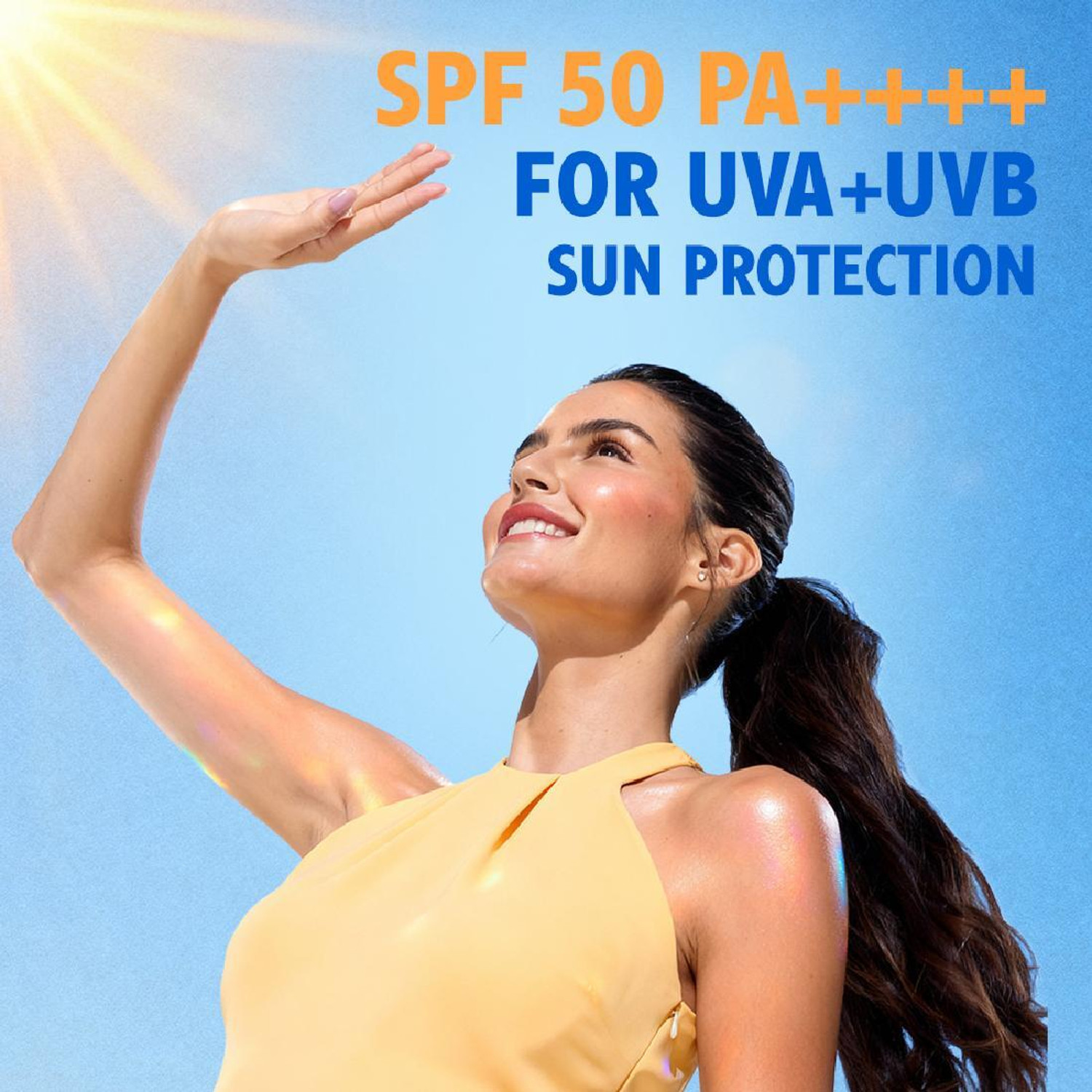 Image of Vaseline Sun Protect SPF 50 PA++++ Lotion,UVA + UVB Protection with Niacinamide,Vit C & E
