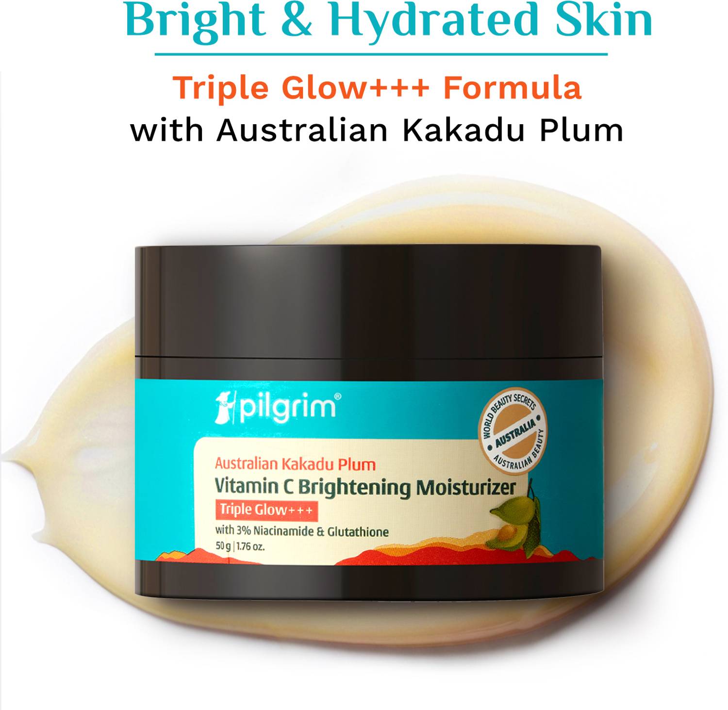 Pilgrim Australian Kakadu Plum Vitamin C Brightening Glow Face