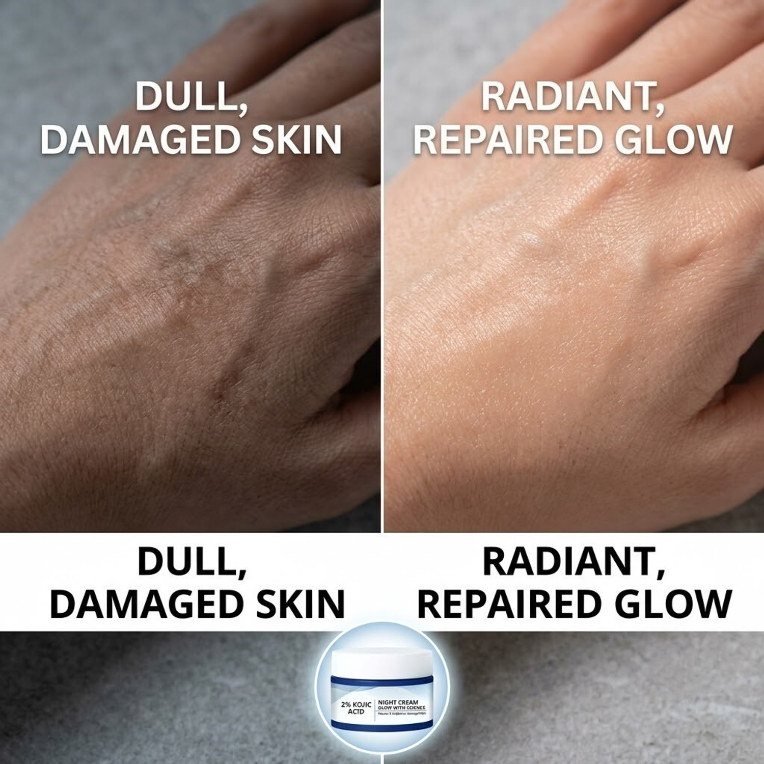Image of cosemi Night Repair Cream for Dark Spots Skin Brightening and Deep Overnight Hydration