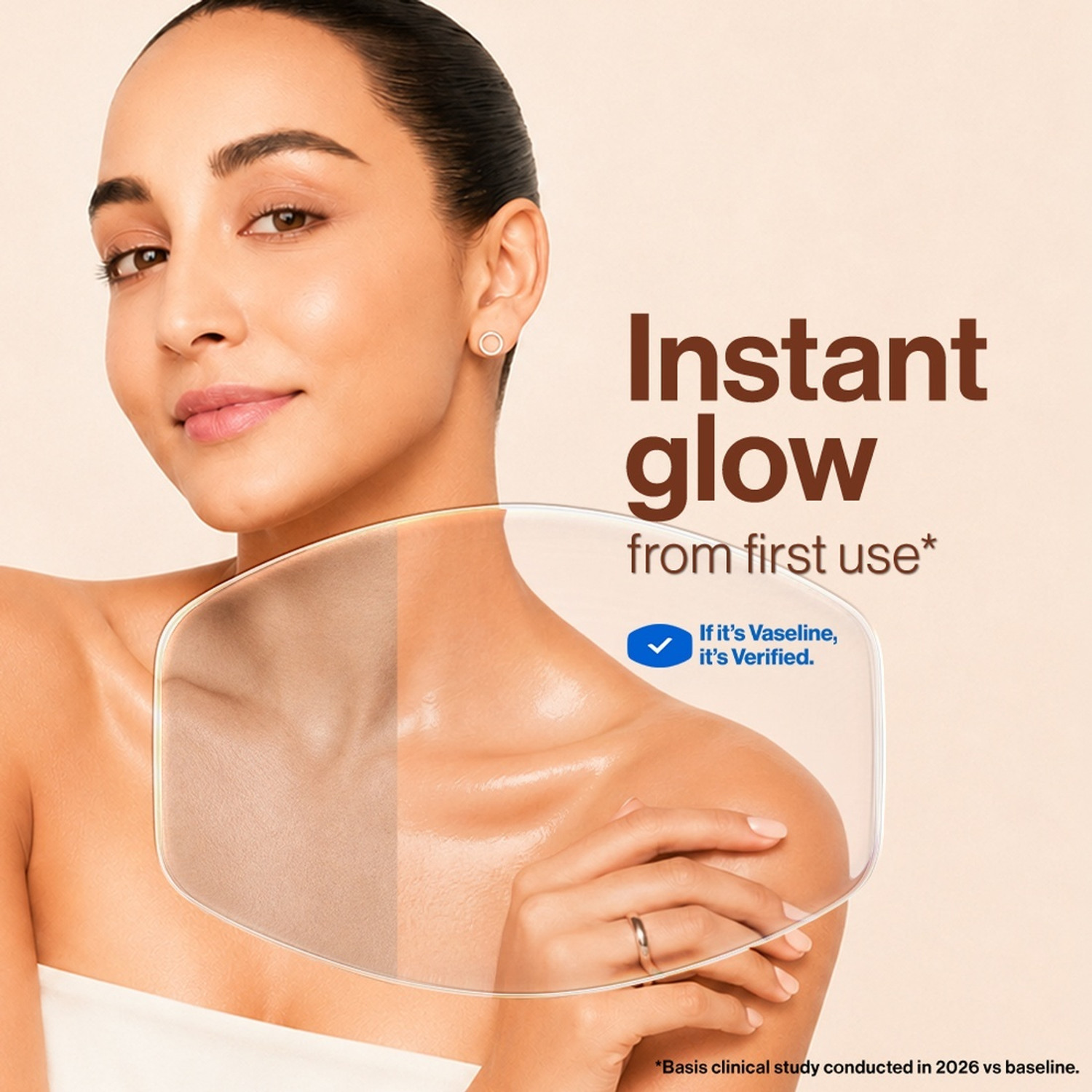 Image of Vaseline Cocoa Glow Serum in Lotion With 100% Pure Cocoa Body Lotion For Dry Skin 725ml