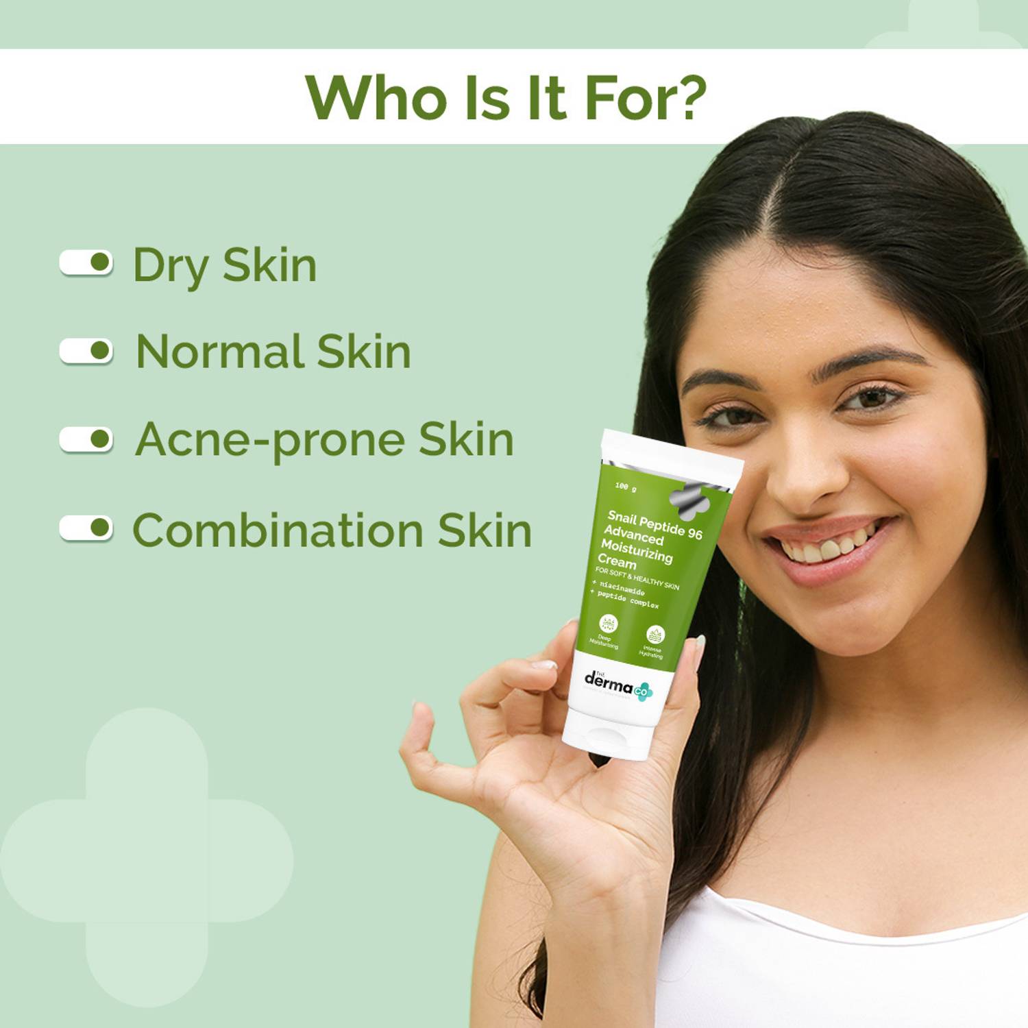 The Derma Co Snail Peptide 96 Moisturizing Cream - Image 3
