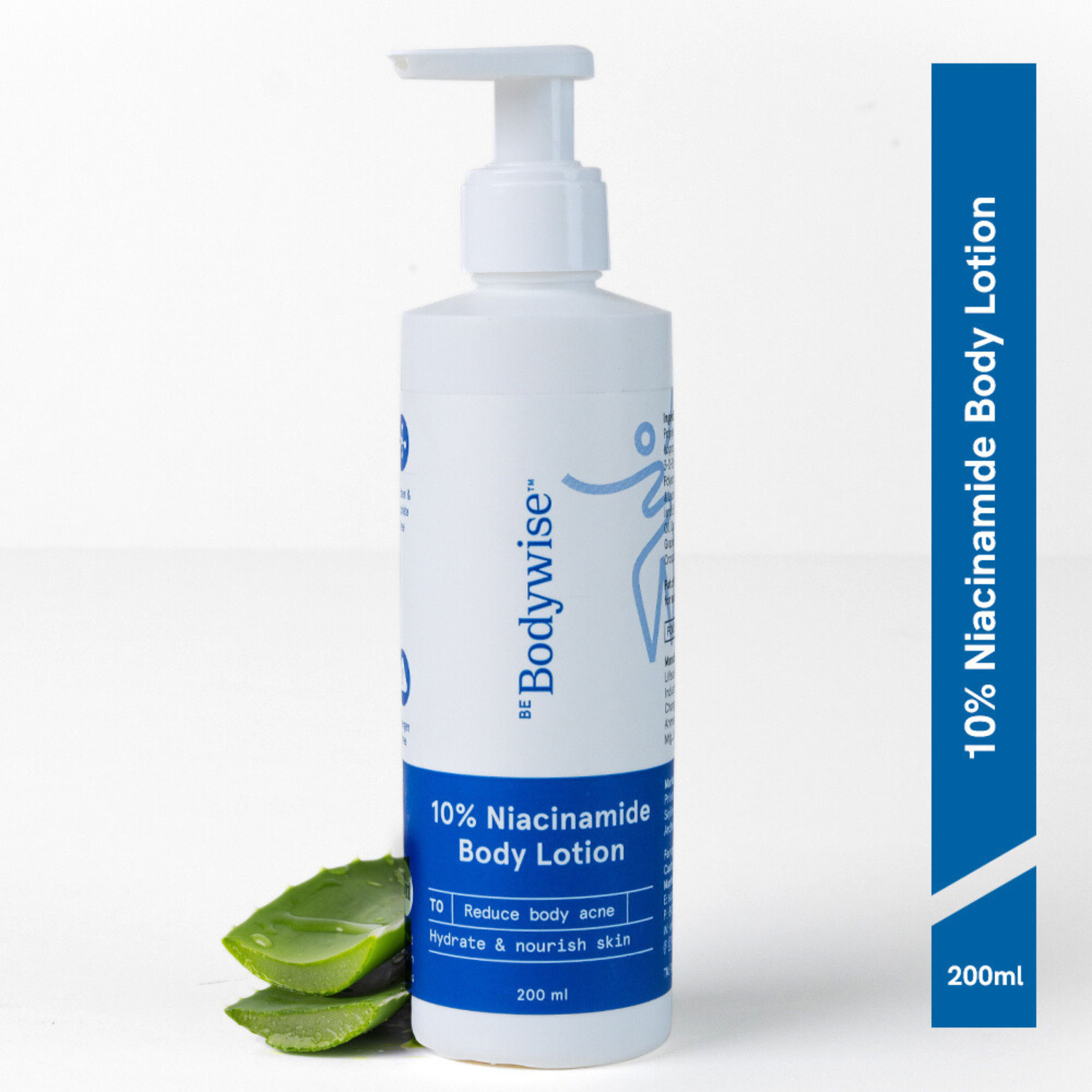 Image of Be Bodywise 10% Niacinamide Body Lotion for Acne Marks | With Aloe Vera Extract | No Paraben