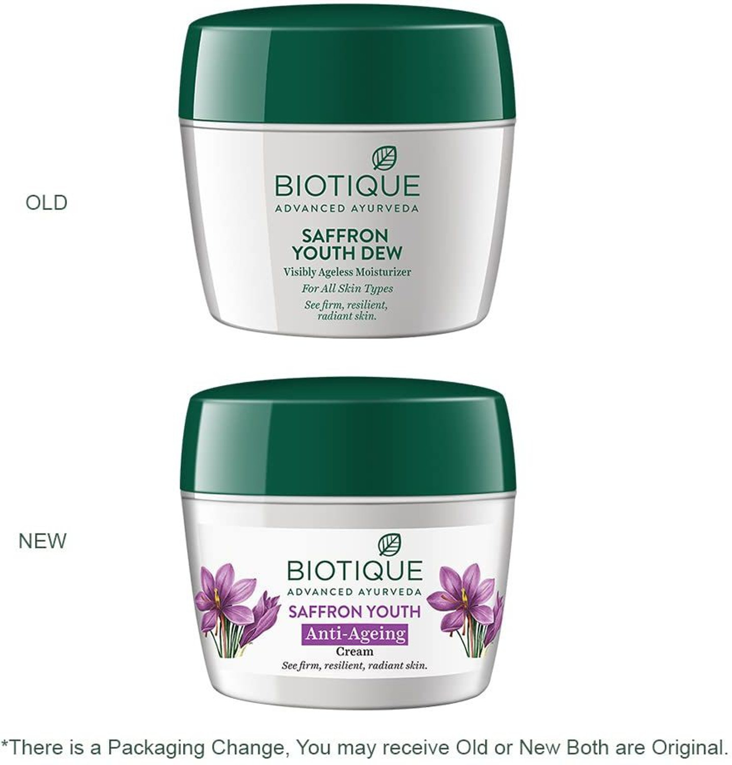 Image of BIOTIQUE Saffron Youth Anti Aging Cream