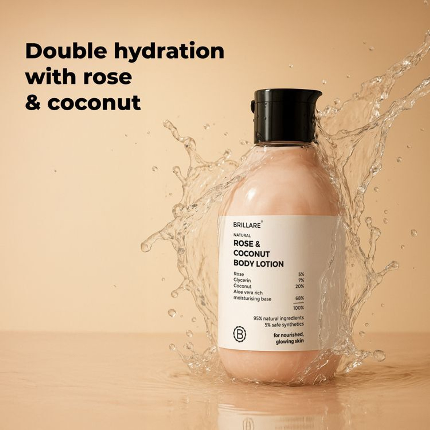 Image of BRILLARE Rose & Coconut Body Lotion - 200ml