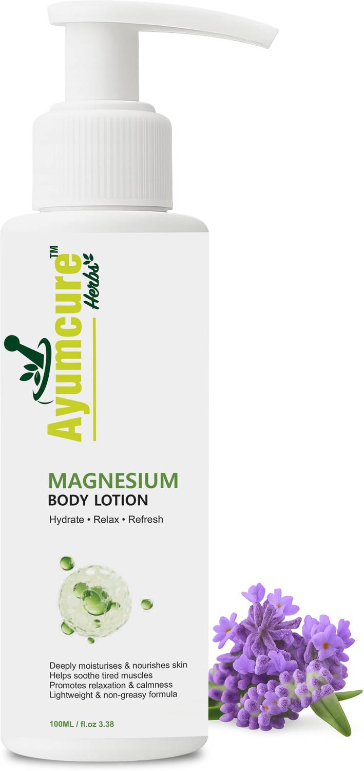 Ayumcure Magnesium Body Lotion | Hydrating, Relaxing & Muscle Relief Care
