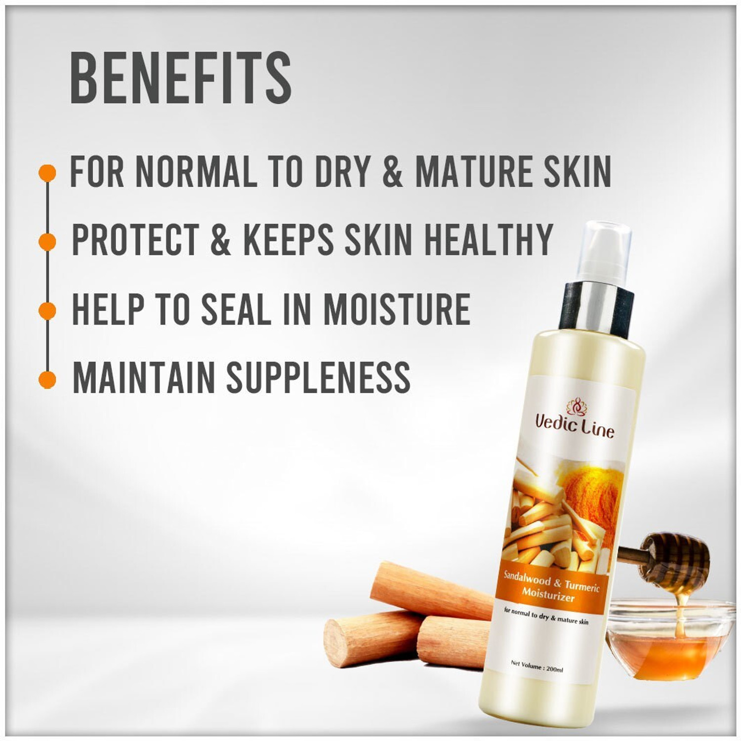 Image of Vedic Line Sandalwood and Turmeric Moisturizer