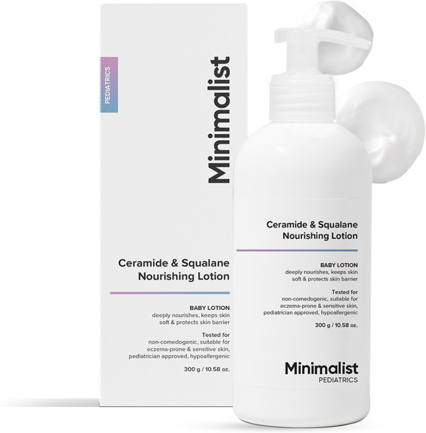 Image of Minimalist Nourishing Baby Lotion with Ceramide & Squalane | Pediatrics Approved