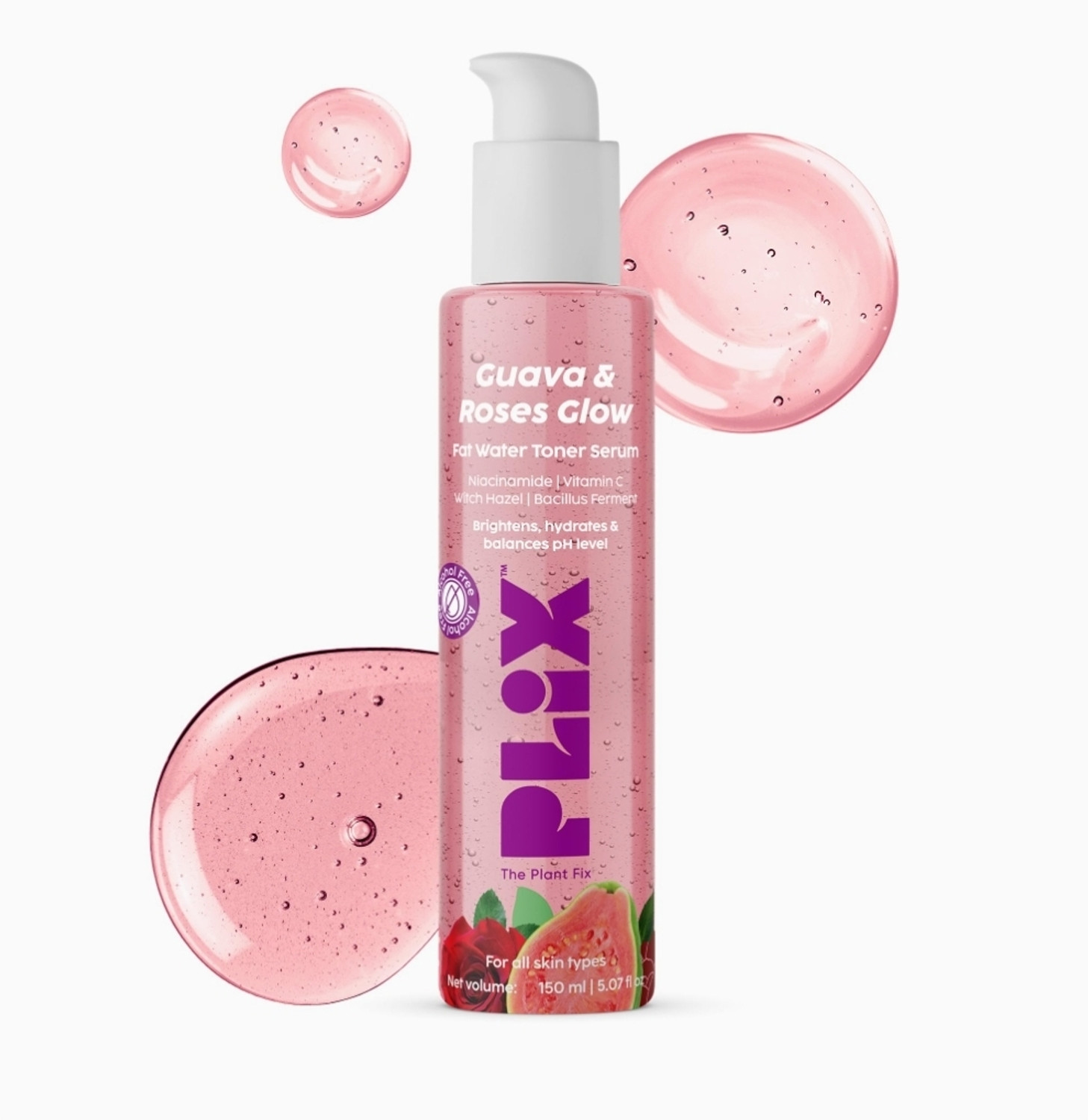 Image of Plix Guava & Roses Glow Fat Water Toner Serum
