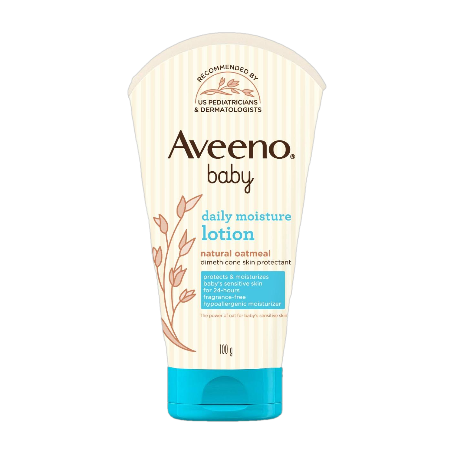 Image of Aveeno Baby Daily Moisturizing Lotion | Protects & moisturizes baby's sensitive skin