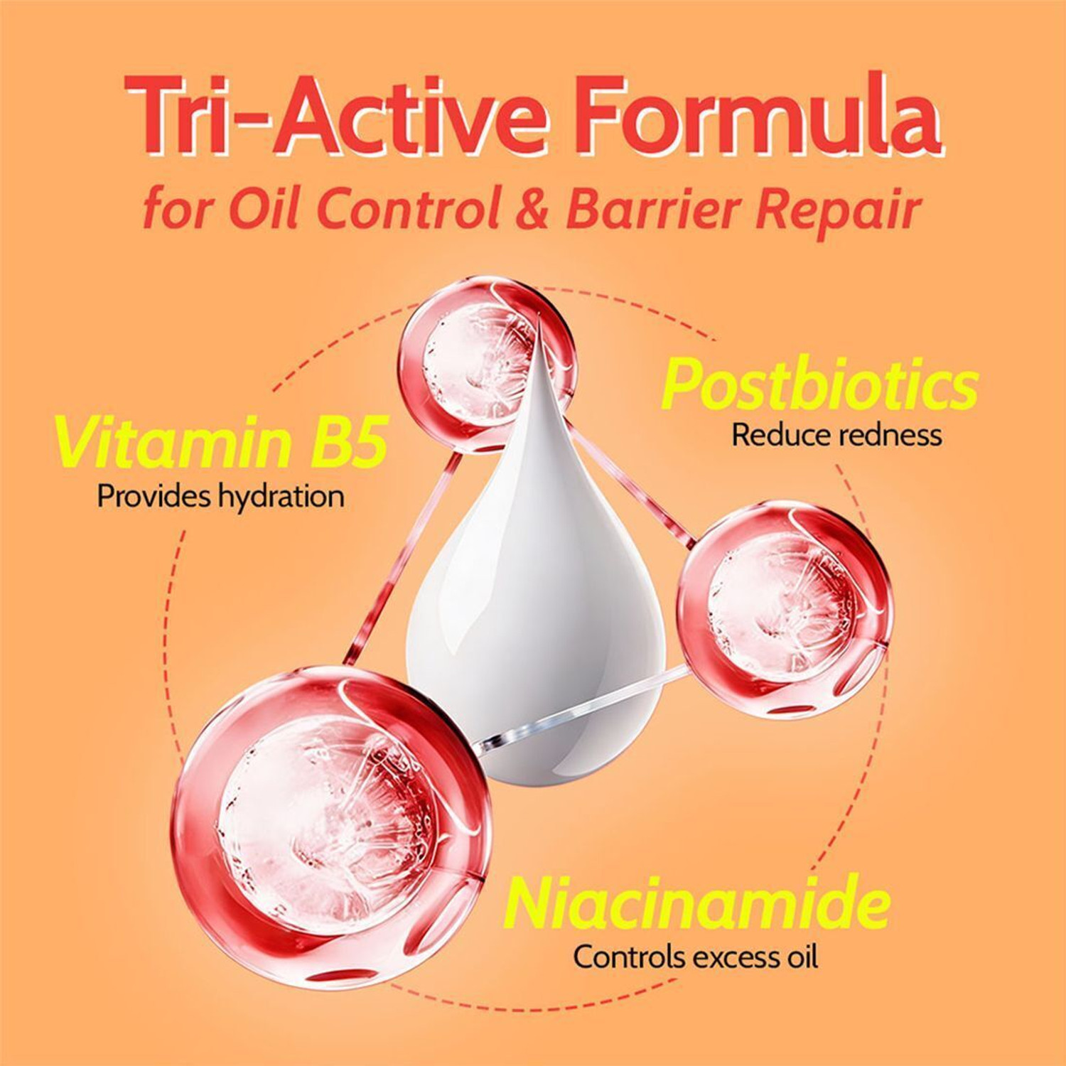 Image of Chemist at Play Oil Control Face Moisturizer with 3% Niacinamide, 1% Postbiotics & 1% Vitamin B5