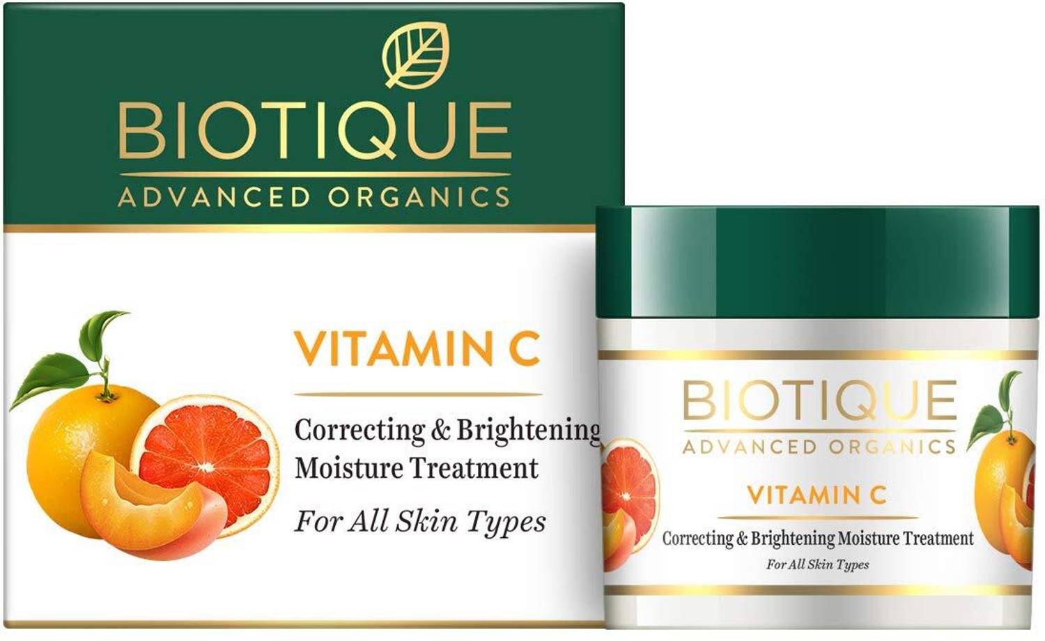 BIOTIQUE Vitamin C Correcting and Brightening Moisture Treatment 50Gm