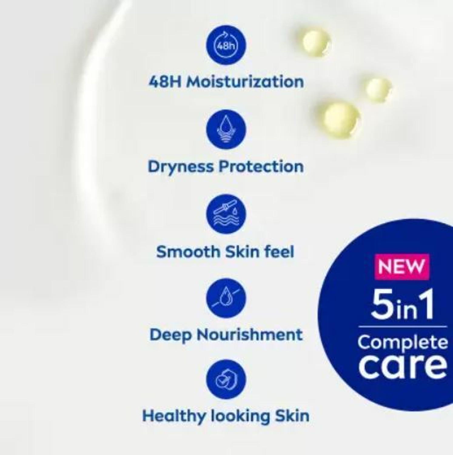 Image of NIVEA Body Lotion for Very Dry Skin, Nourishing Body Milk For