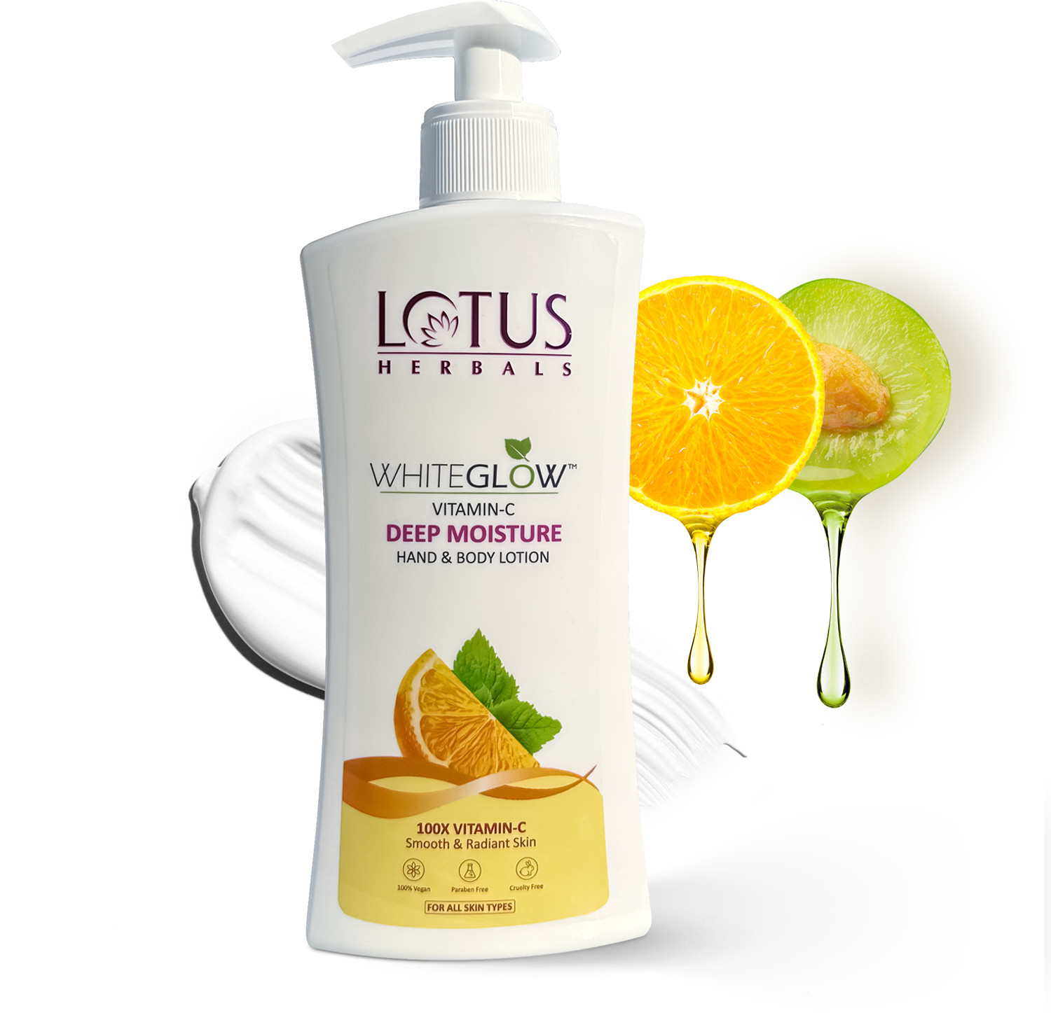 Image of LOTUS HERBALS WhiteGlow Vitamin C Deep Moisture Hand & Body Lotion