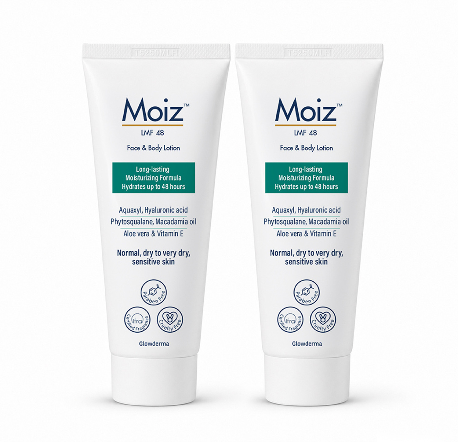Moiz LMF 48 Lotion | 48 Hour Hydration | With 17 Moisturizers |(Pack of 2)