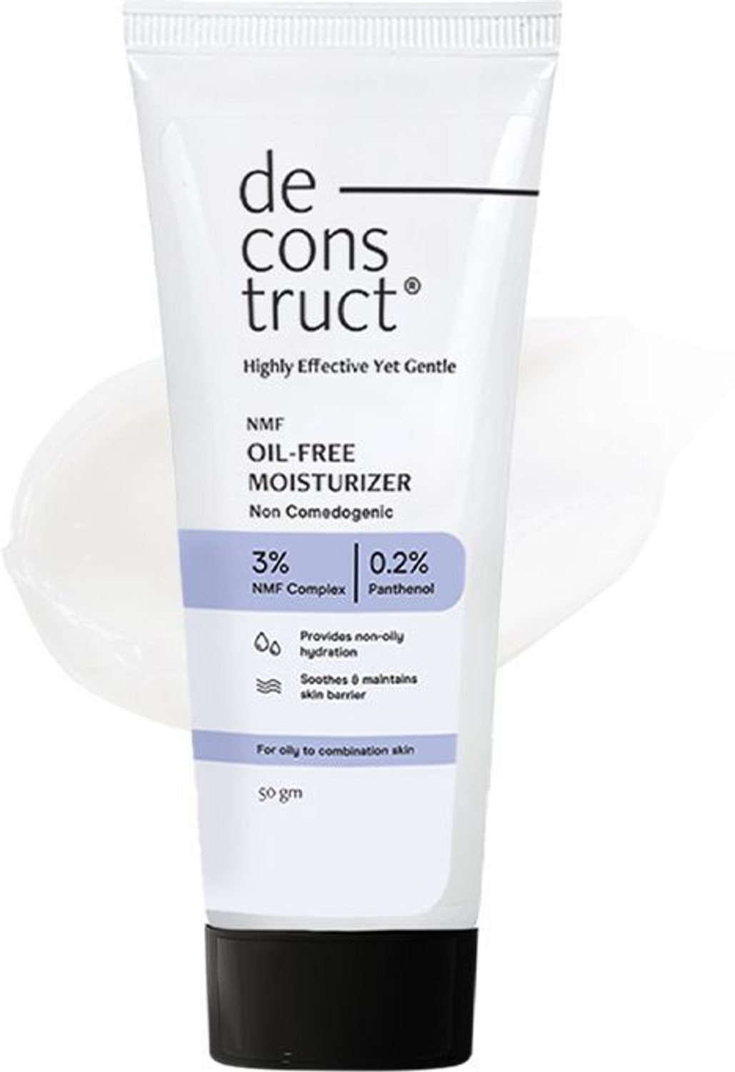 Image of deconstruct Oil-Free Moisturizer | Non Sticky,Fast absorbing |72 Hr Hydration for Oily Skin