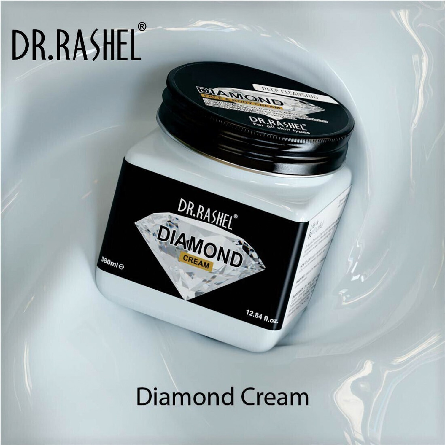 Image of DR.RASHEL Diamond Face & Body Cream with Diamond Particles | Renewal & Firm Skin