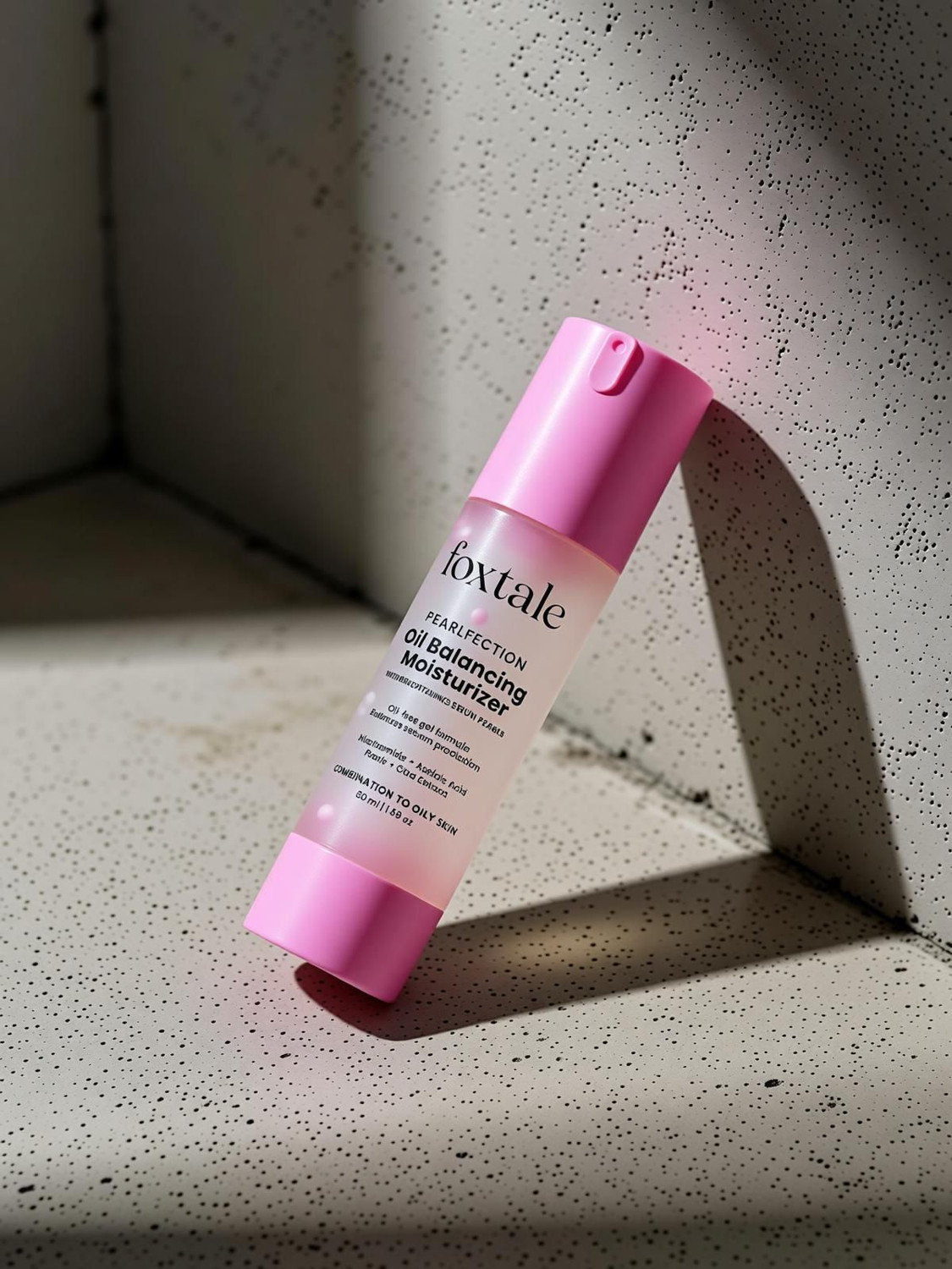 Image of Foxtale Oil Balancing Moisturizer for Oily Skin, Niacinamide | Lightweight & Non-Greasy