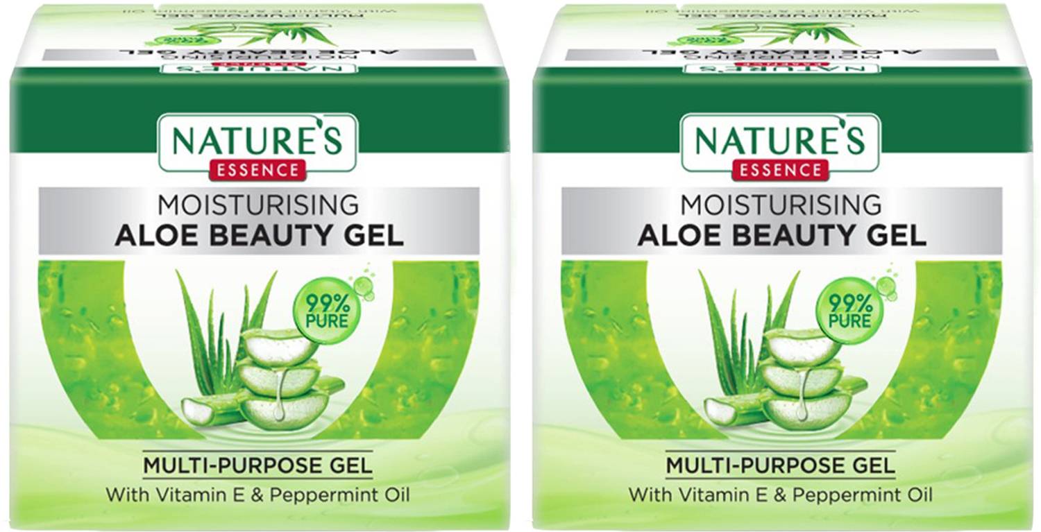 Nature's Essence Aloevera Moisturising Beauty Gel (Pack of 2) - Price in  India, Buy Nature's Essence Aloevera Moisturising Beauty Gel (Pack of 2)  Online In India, Reviews, Ratings & Features | Flipkart.com