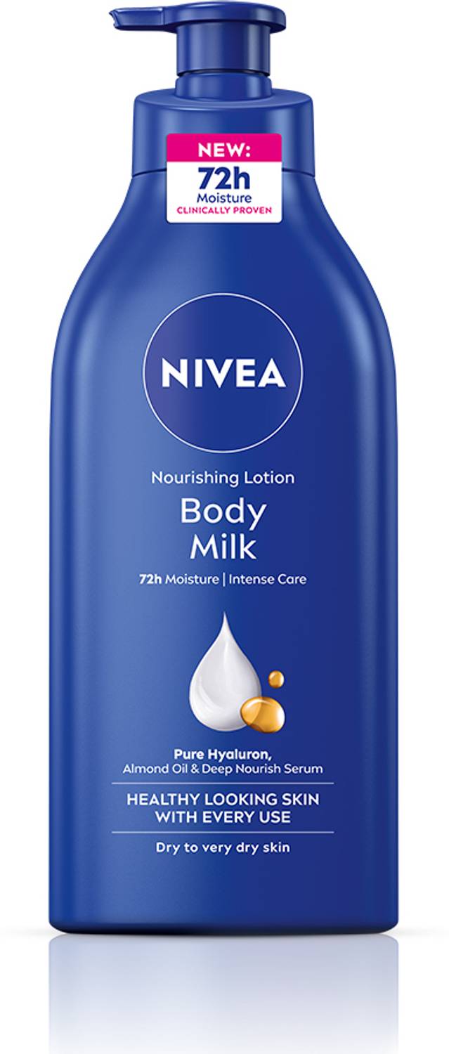 NIVEA Body Milk, Deep Moisture Serum, Almond Oil & Vitamin E - Image 2