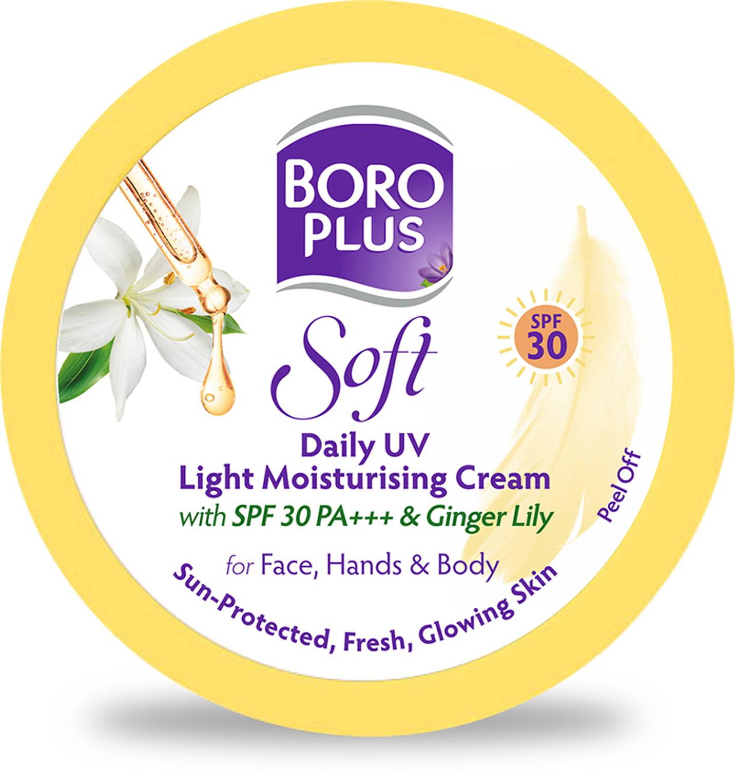 BOROPLUS Soft Daily UV Cream SPF 30 PA+++ with Ginger Lily for sun & moisture care