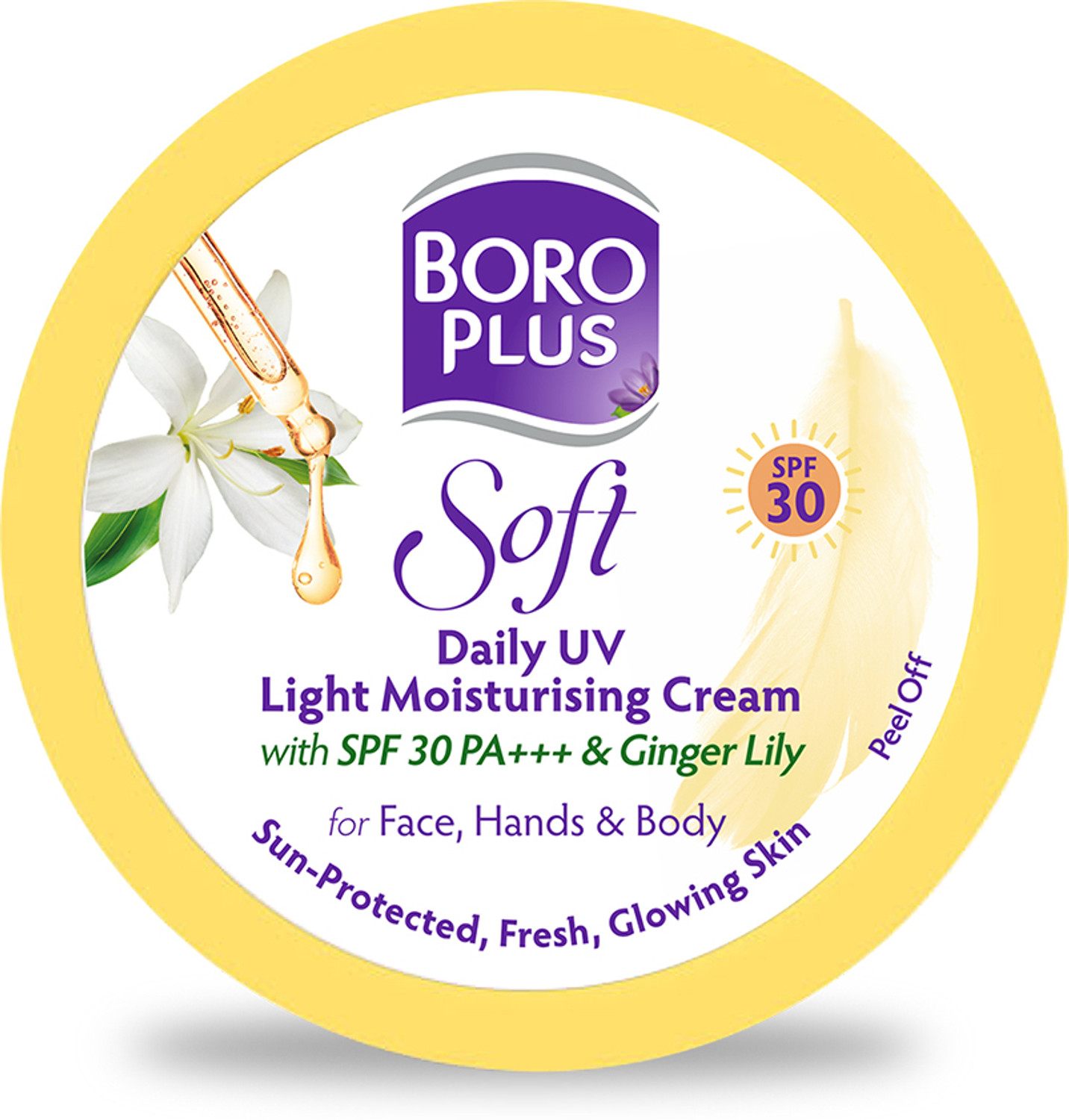 Image of BOROPLUS Soft Daily UV Cream SPF 30 PA+++ with Ginger Lily for sun & moisture care