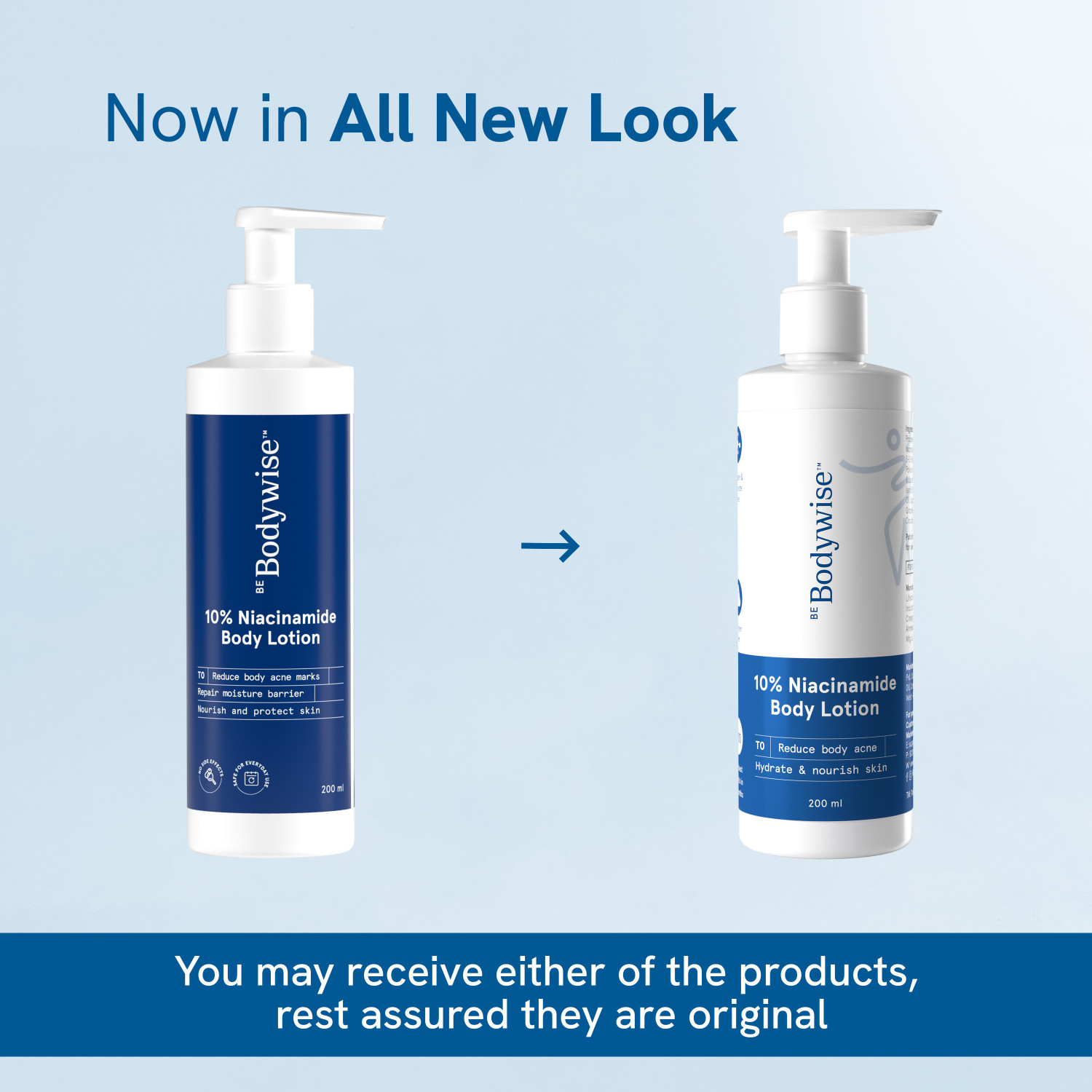 Image of Be Bodywise 10% Niacinamide Body Lotion for Acne Marks | With Aloe Vera Extract | No Paraben