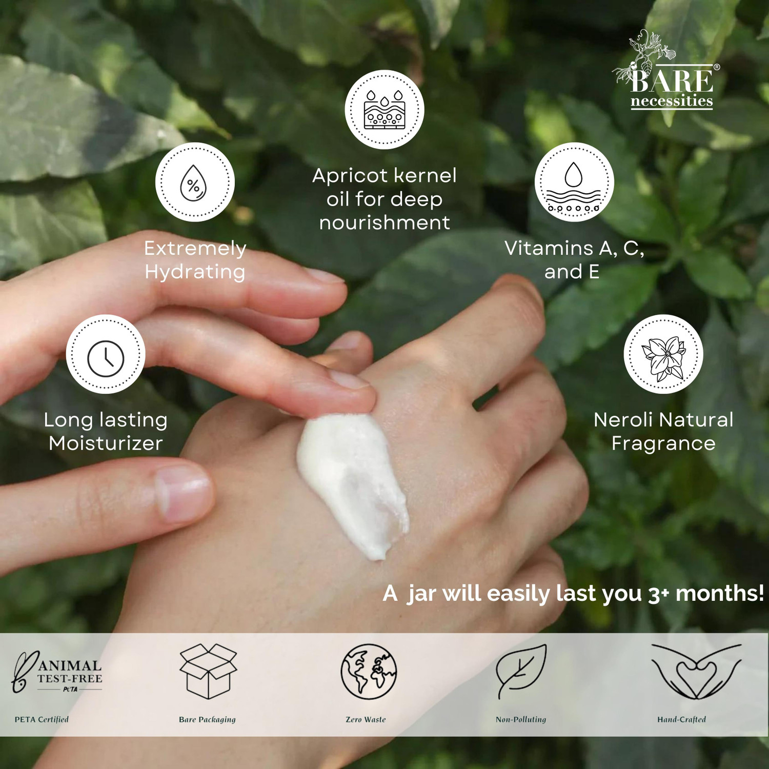 Image of Bare Necessities Soak it up - Natural + Vegan Hydrating Moisturizer
