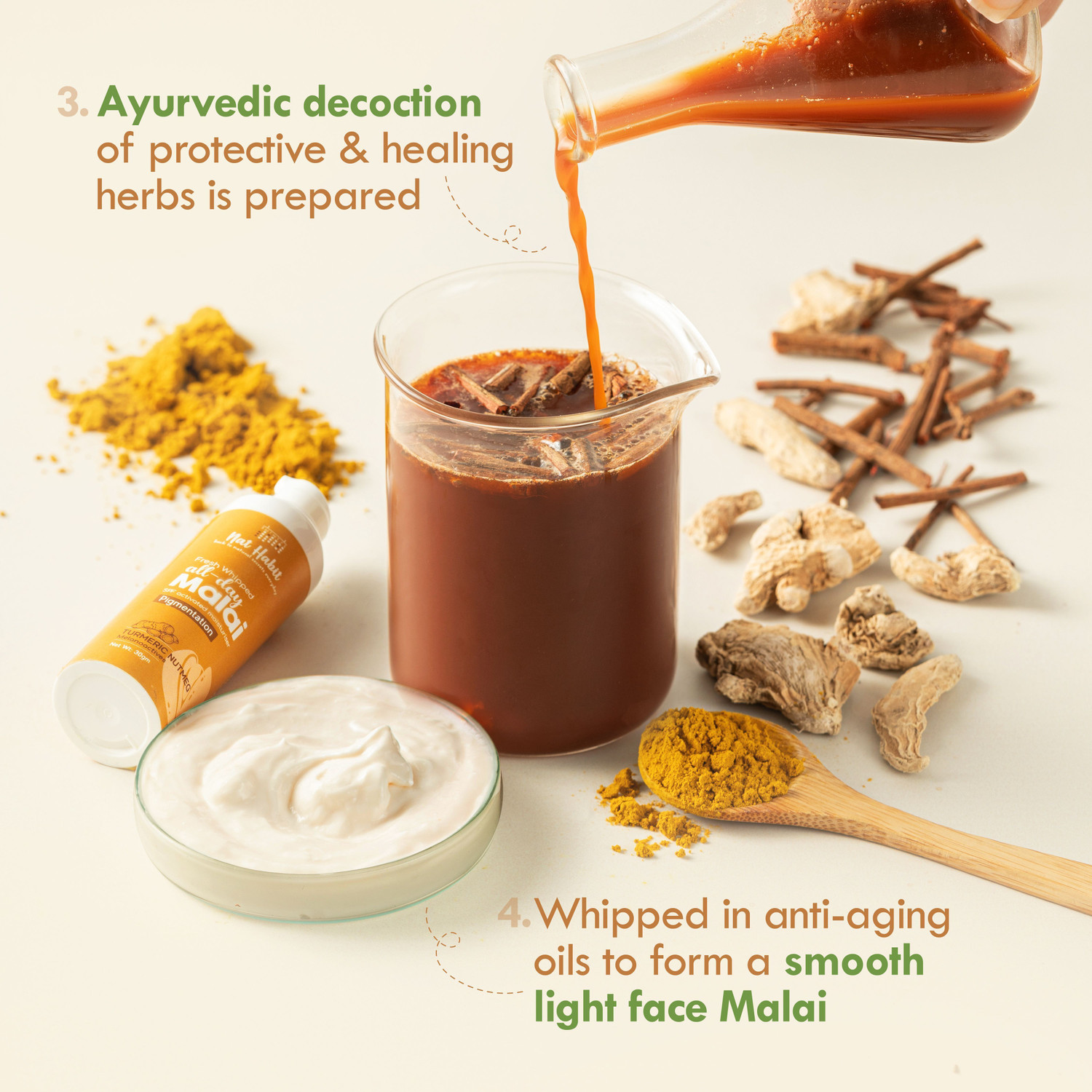 Image of Nat Habit Turmeric Face Moisturizer For Women & Men, Pigmentation,Tan Removal,100% Natural