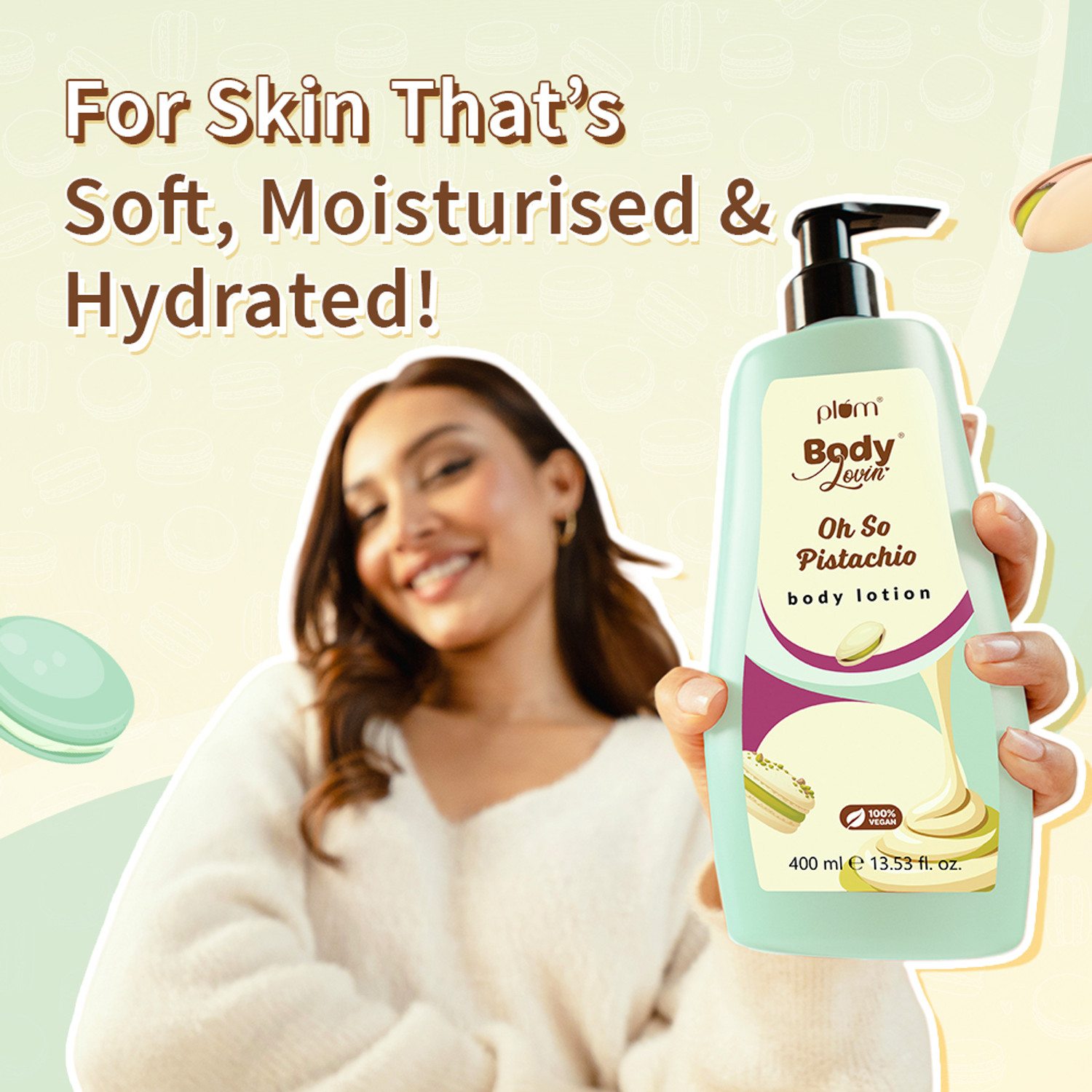 Image of Plum Bodylovin' Oh So Pistachio Body Lotion | Lightweight Gel Cream Formula With Aloe