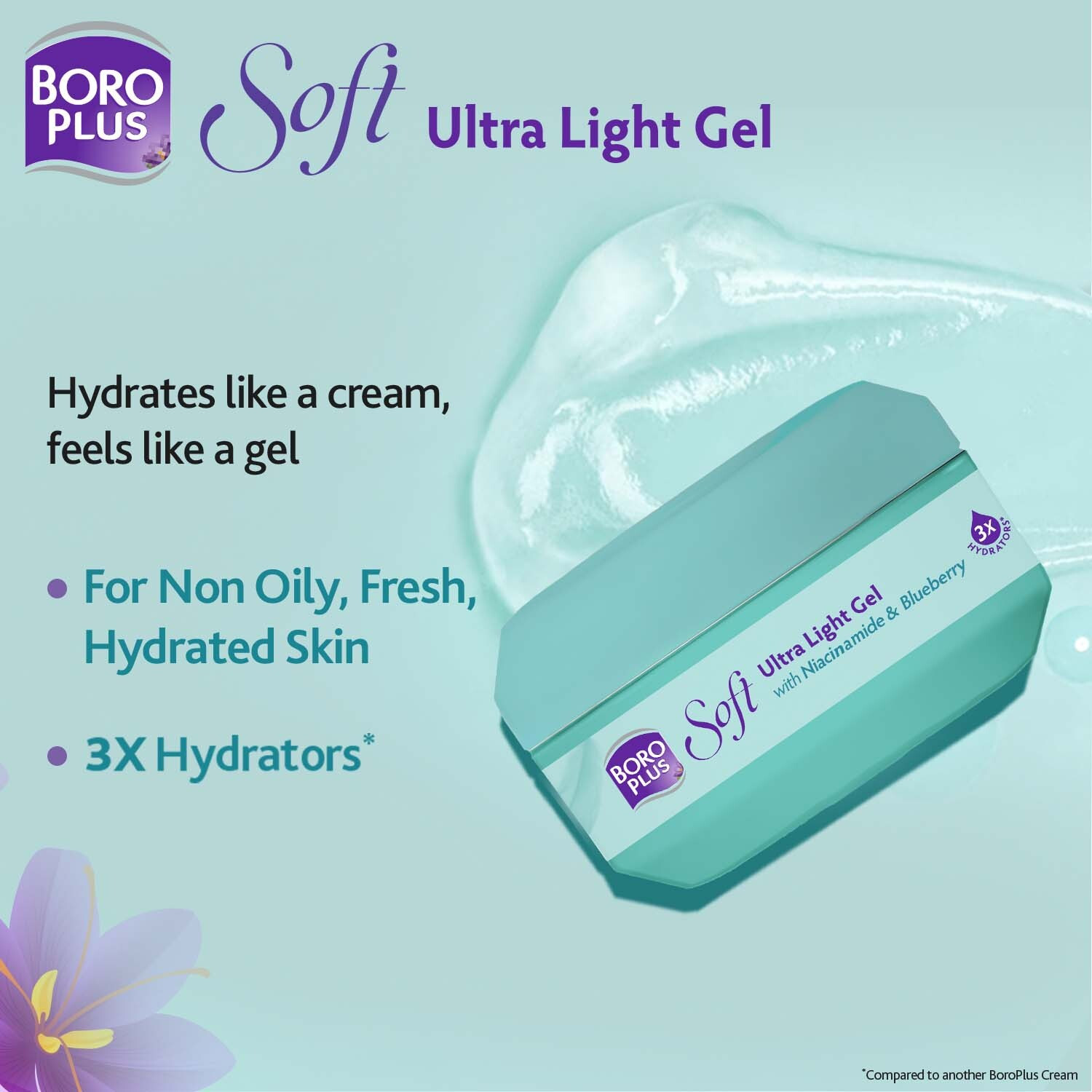Image of BOROPLUS Soft Ultra-Light Gel with Purple Ginseng & Niacinamide, 3X hydration