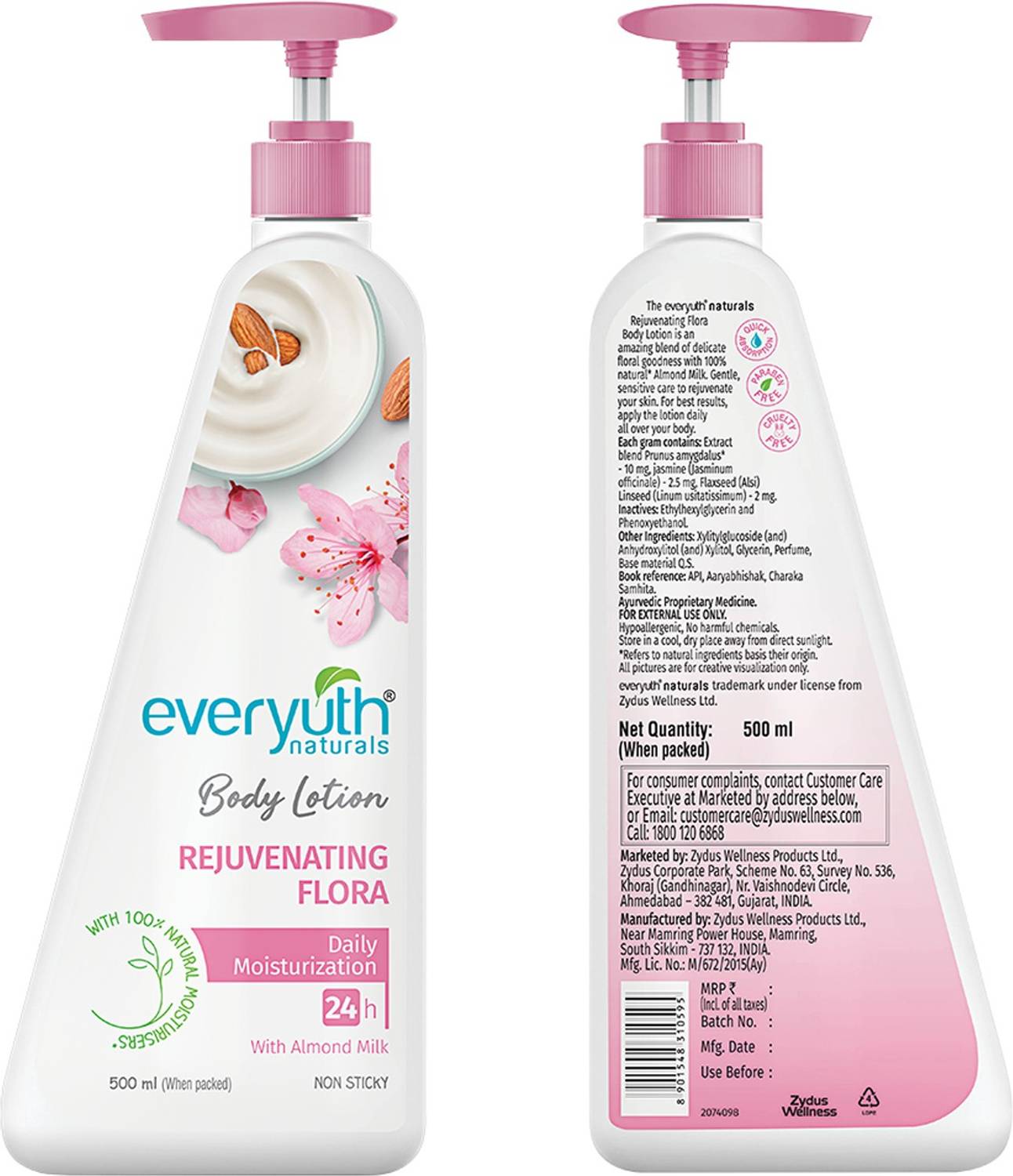 Everyuth Naturals Rejuvenating Flora Body Lotion For Deep Hydrati... more
