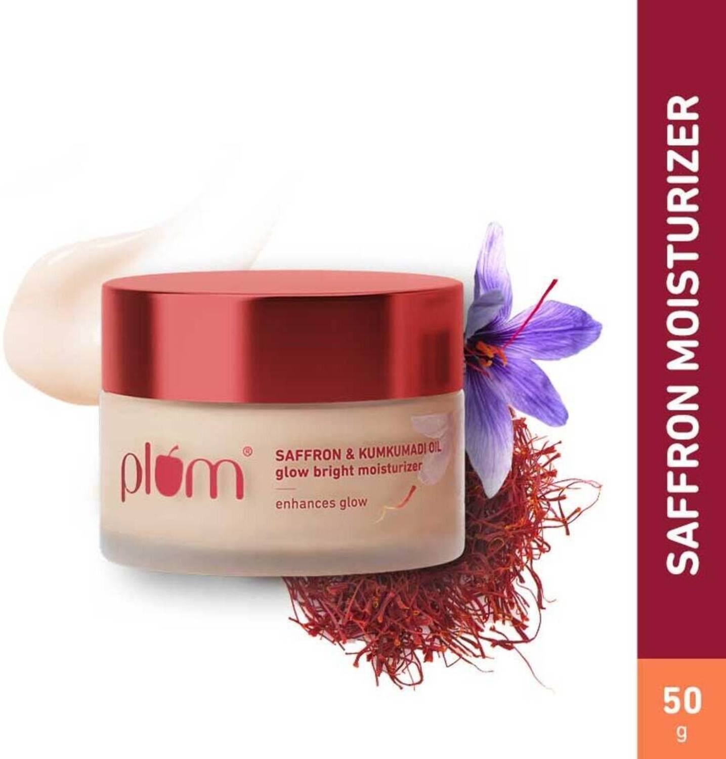 Plum Saffron & Kumkumadi Glow Bright SPF 35 Face Moisturizer Fo