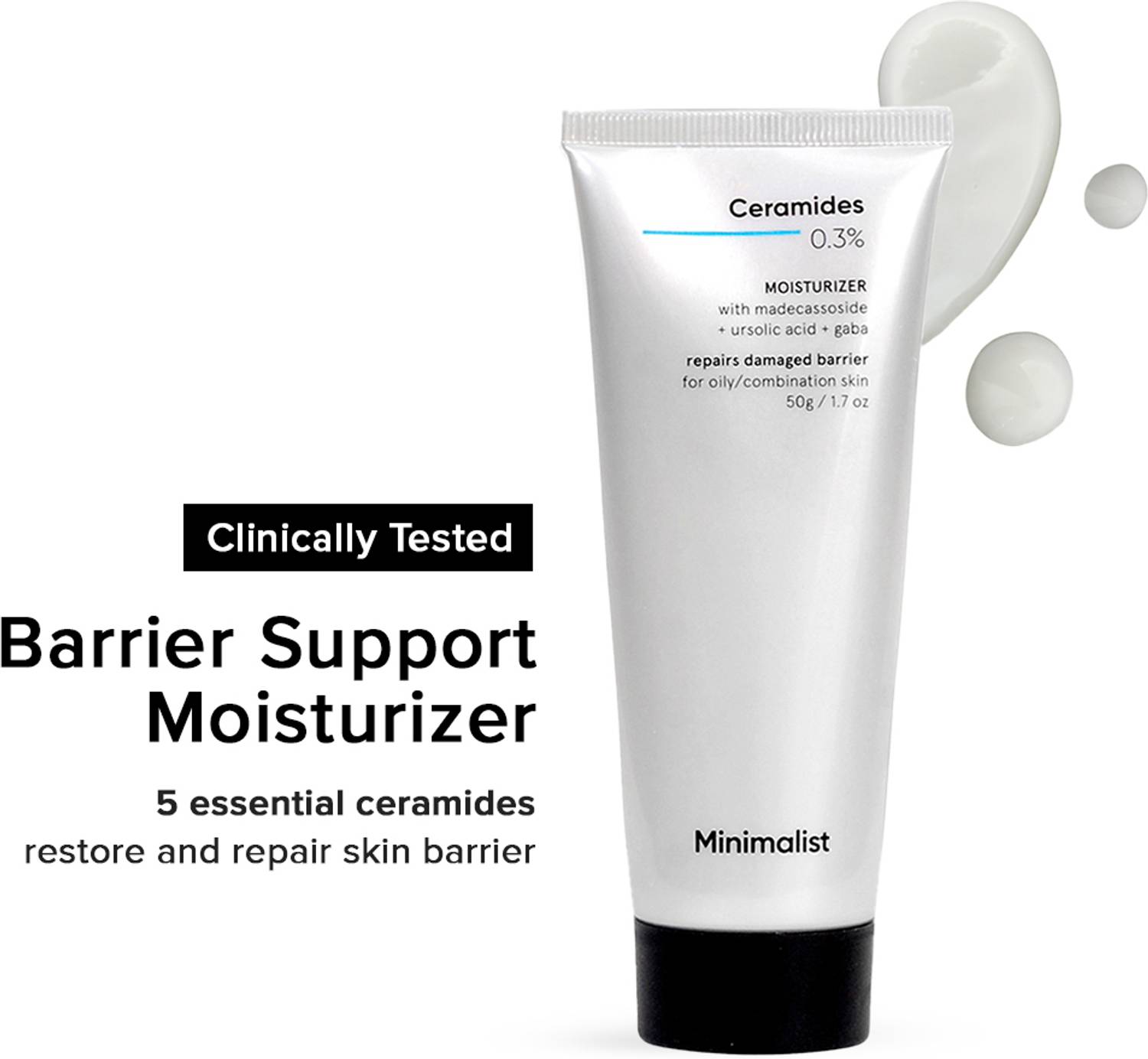 Minimalist 0.3% Ceramide Moisturizer for Oily Skin 50g